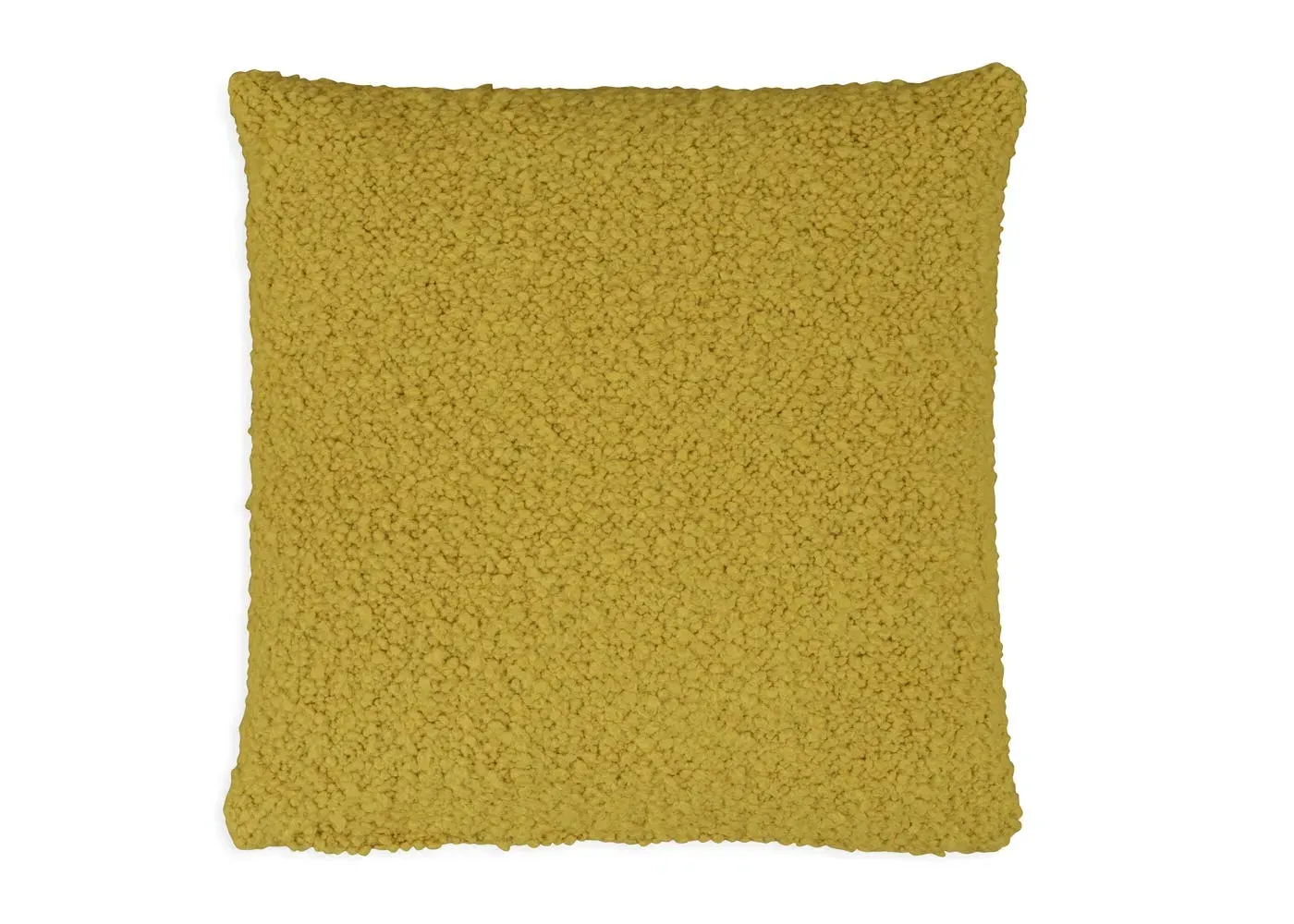 Square Cushion Cover - Green, Boucle image