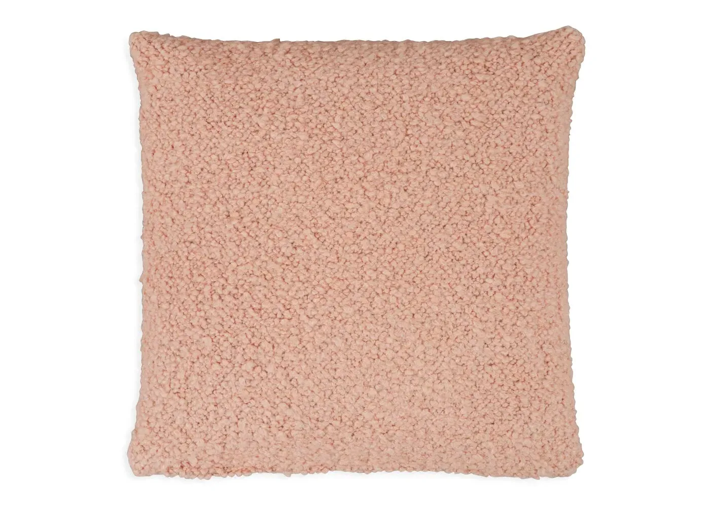 Square Cushion Cover - Pink, Boucle image
