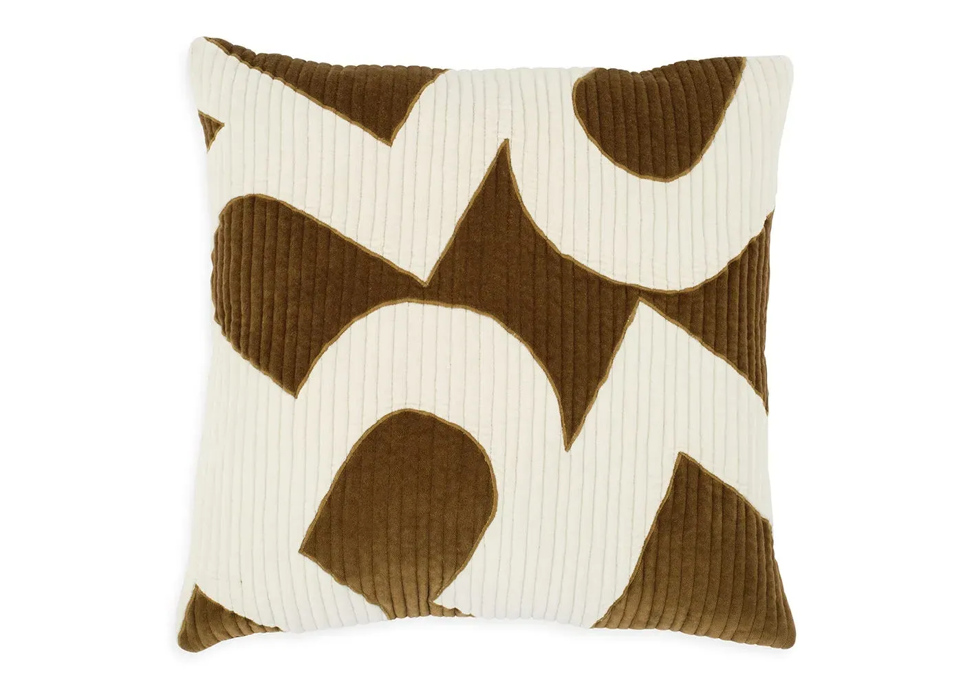 Square Cushion with Pattern - Green image