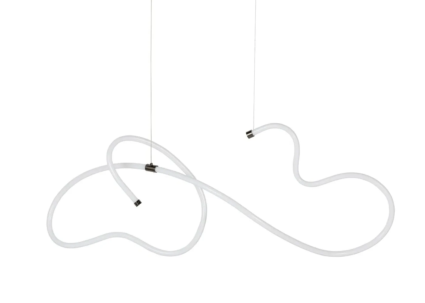 Squiggle LED Pendant Light - Black, Chrome image