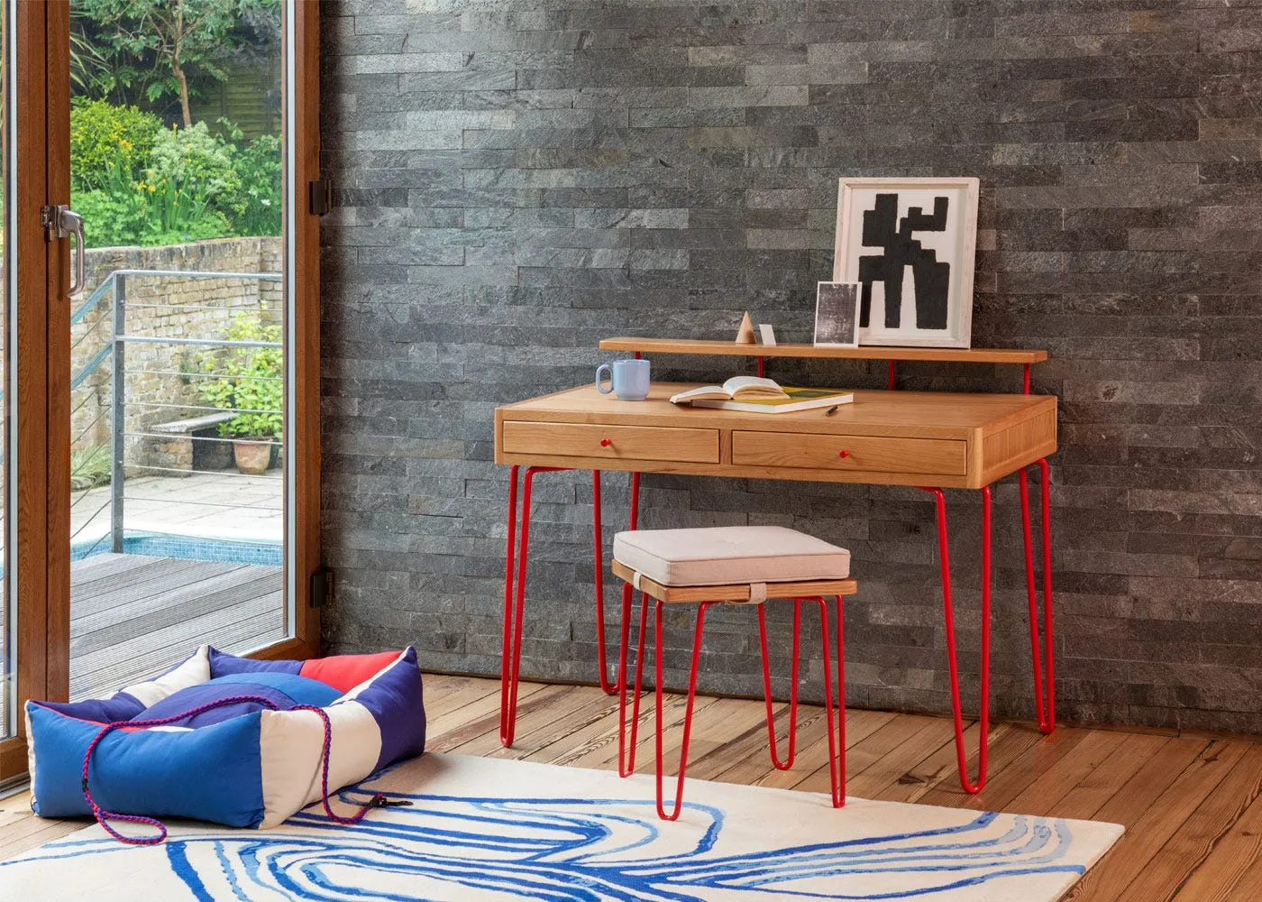 Stool Cushion - Beige