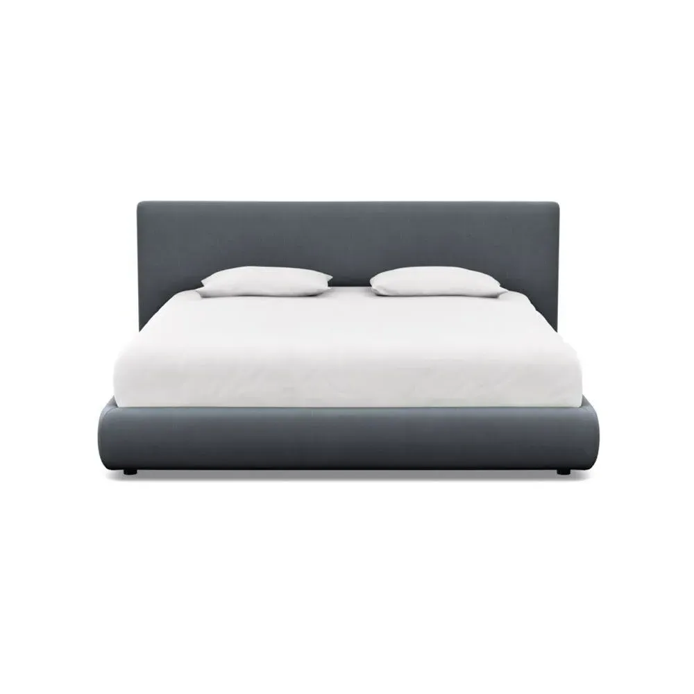 Super King Bed with Storage - Grey, Cotton