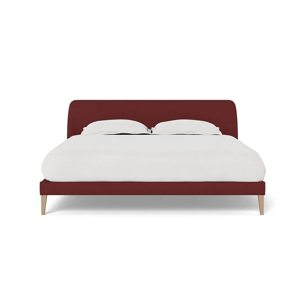 Super King Bedstead - Red, Linen-Cotton image