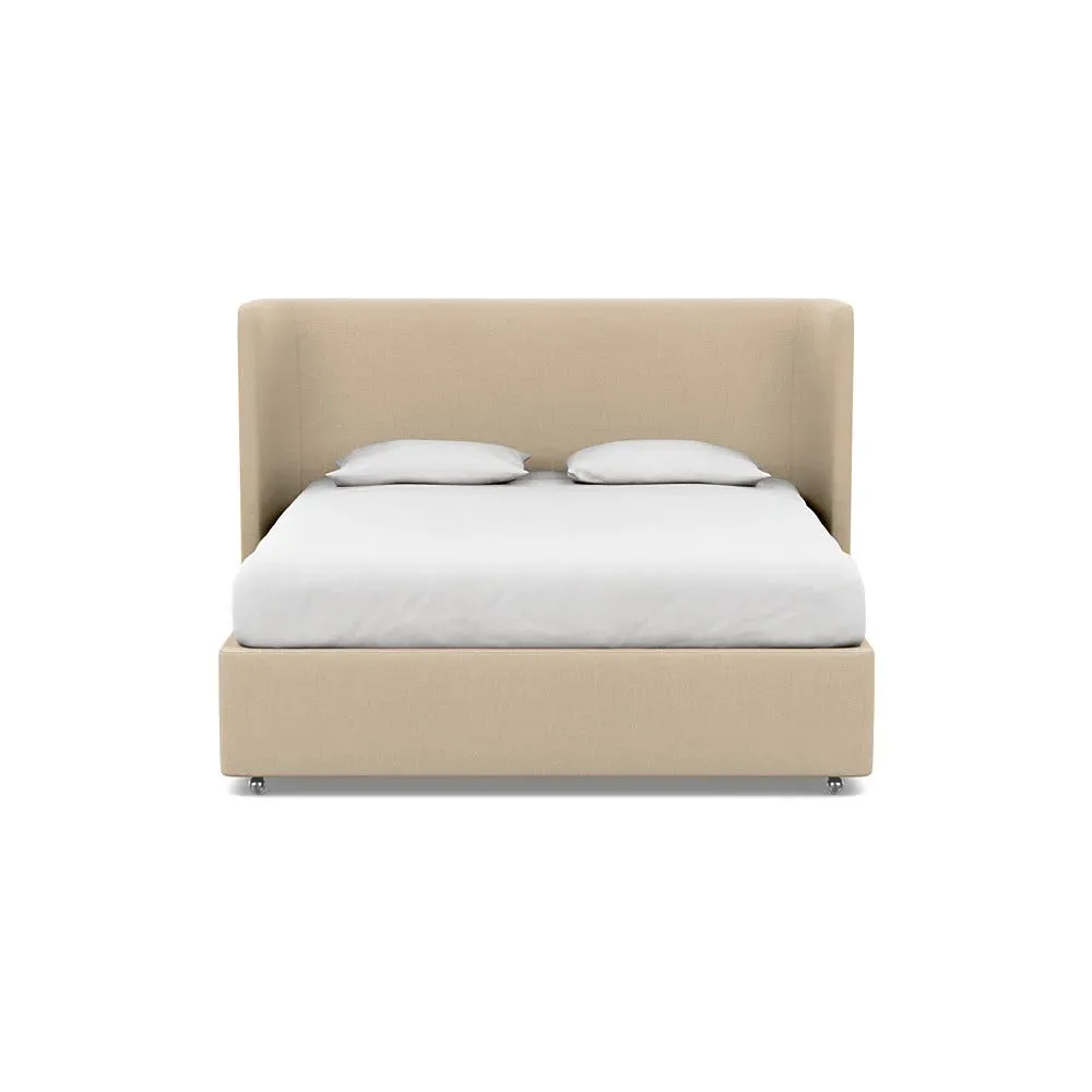Super King Headboard - Natural, Brushed Cotton