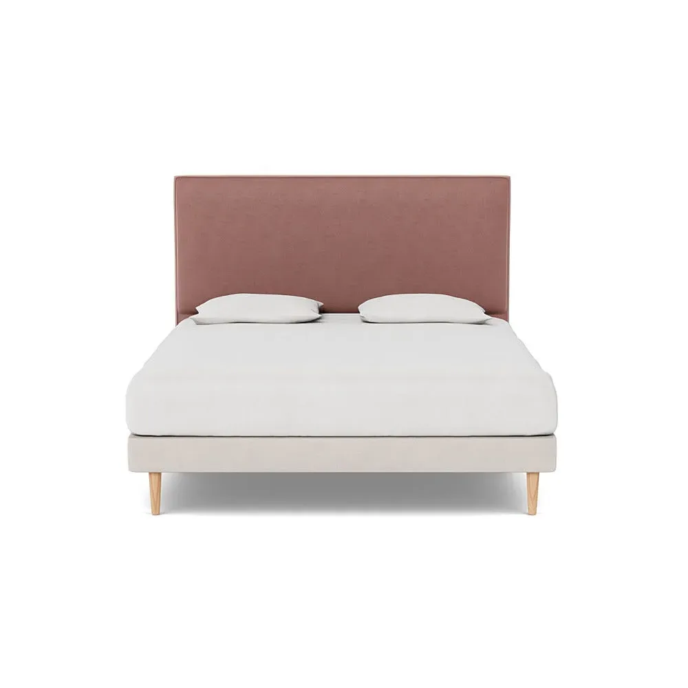 Super King Headboard - Pink, Velvet