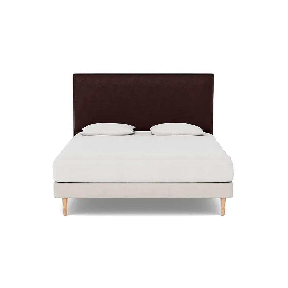 Super King Headboard with Storage - Brown