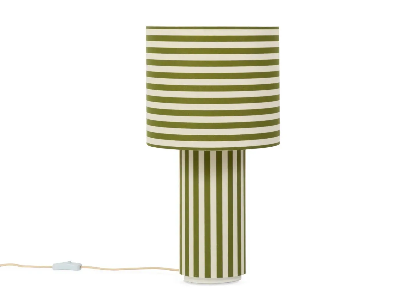 Table Lamp - Green, Fabric