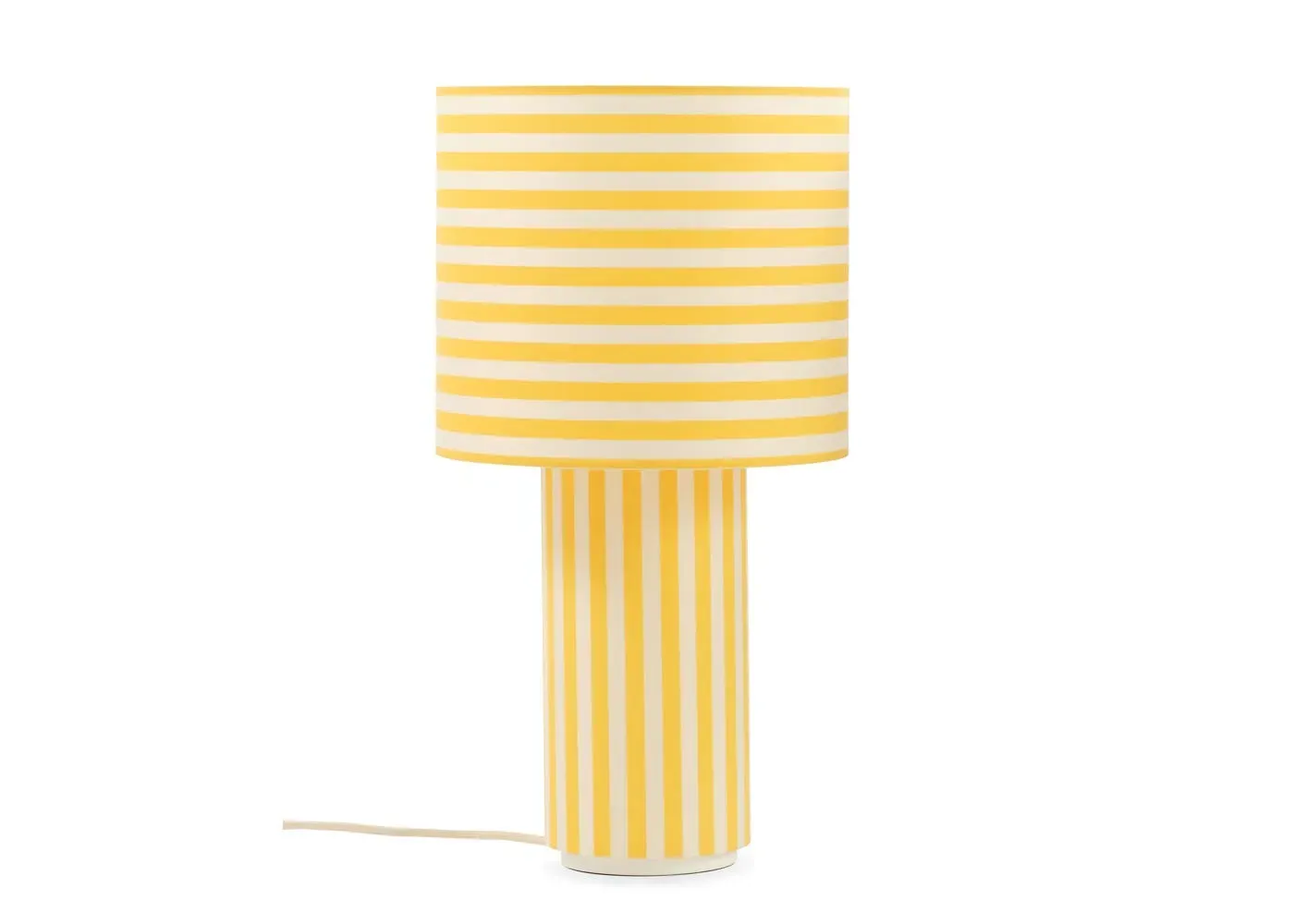 Table Lamp - Yellow, Fabric