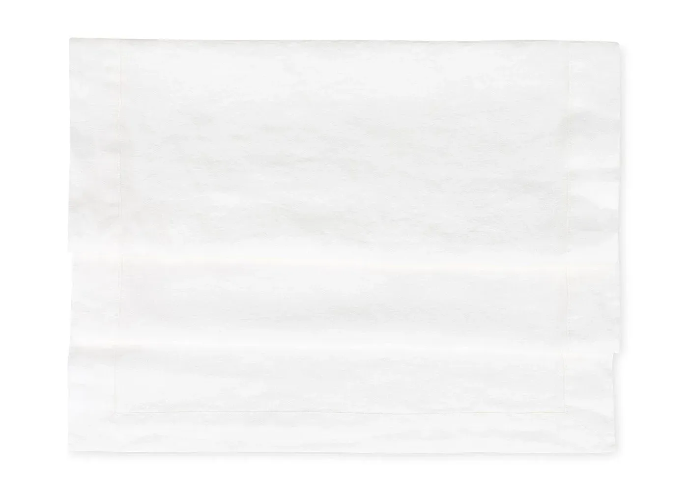 Table Runner with Hand Sewn Borders - Cream, Linen