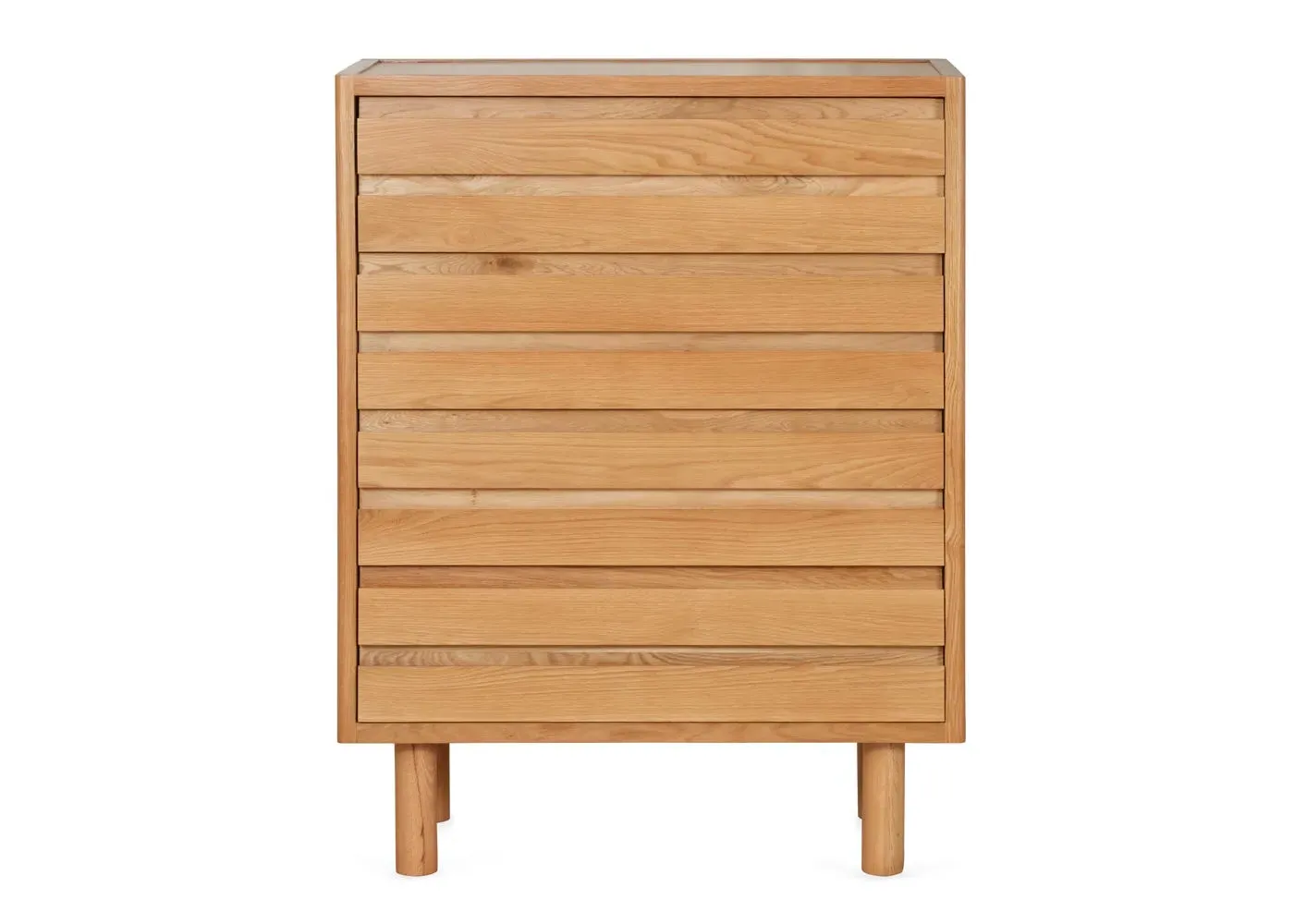 Tall Chest of Drawers - Light Wood image