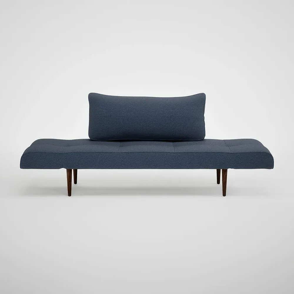 Tilt Sofa Bed with Adjustable Arms - Blue, Velvet