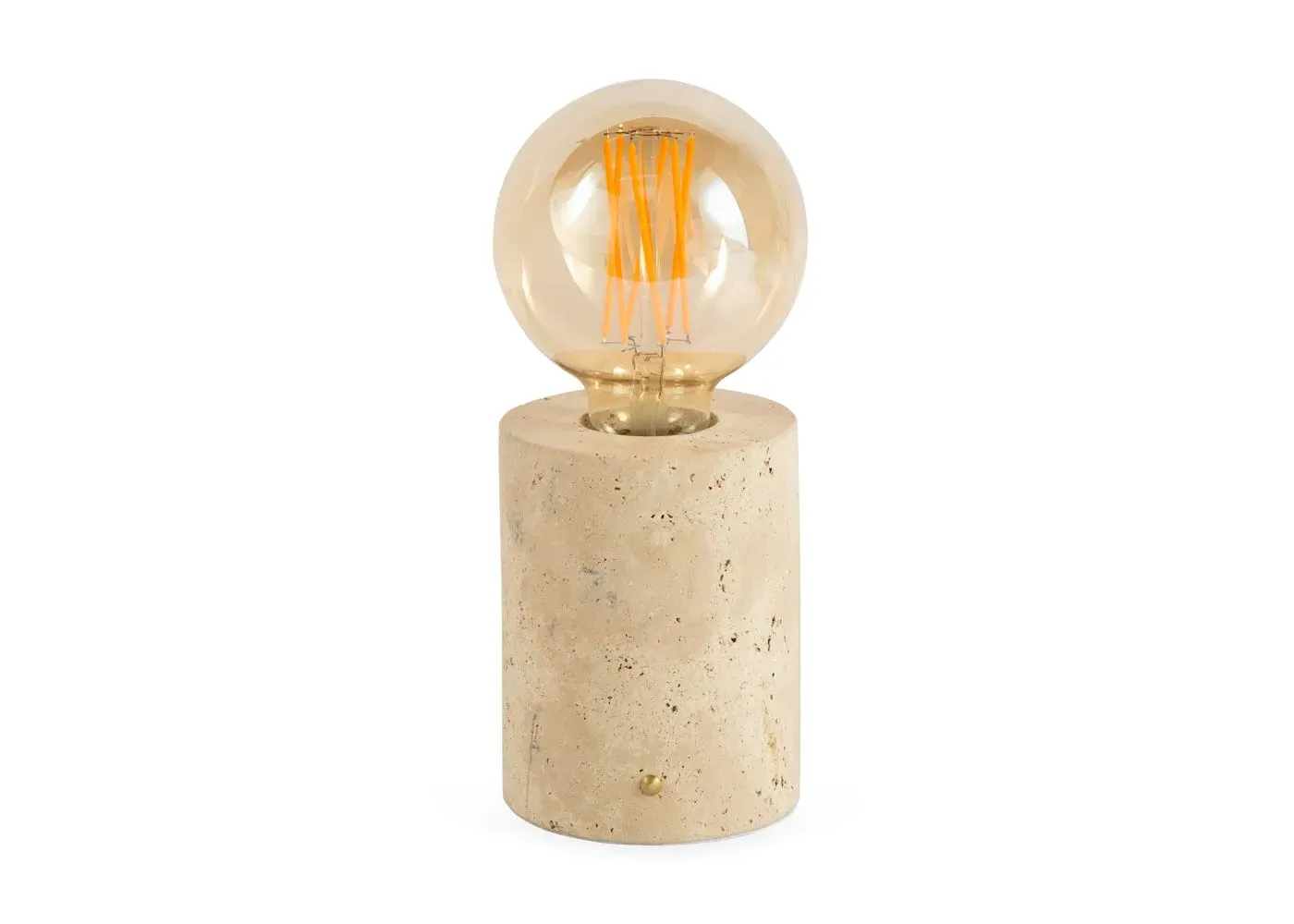 Touch Lamp - Natural, Travertine