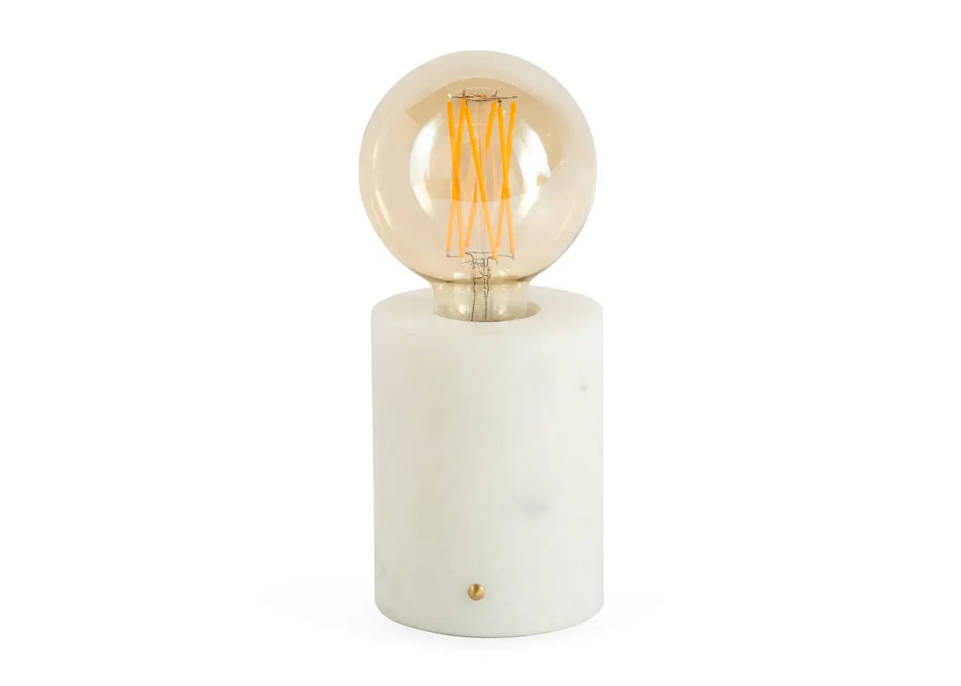 Touch Lamp - White, Marble