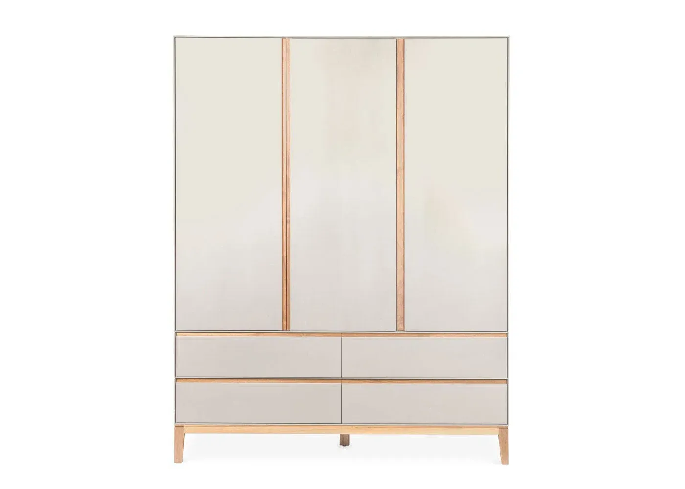 Triple Wardrobe - Cashmere, Oak image