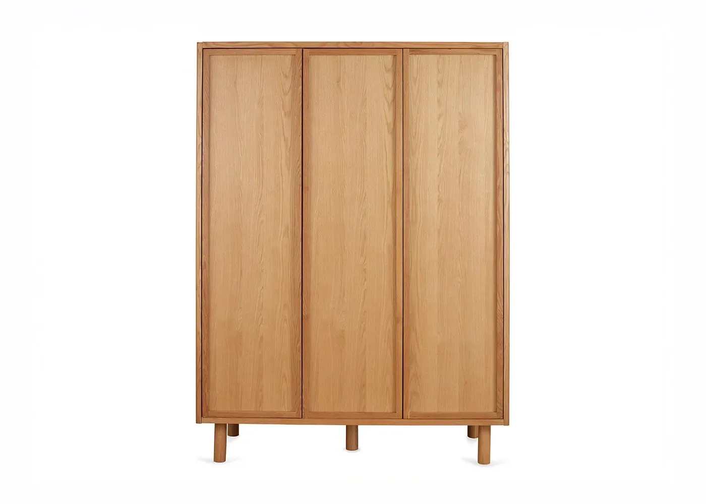 Triple Wardrobe - Light Wood image