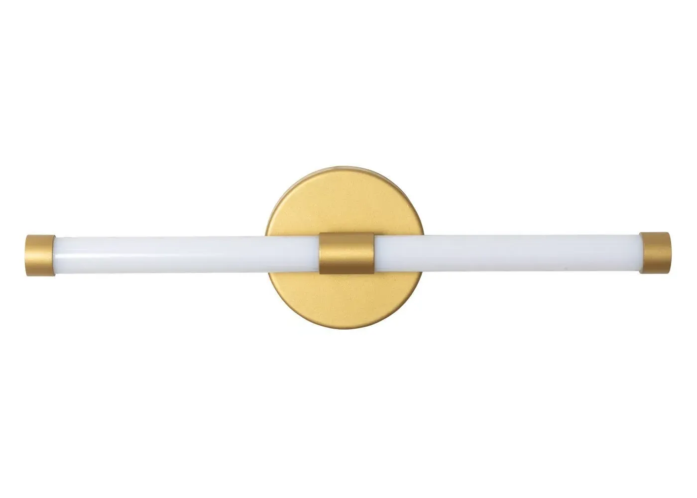 Tubular LED Wall Light - Gold image