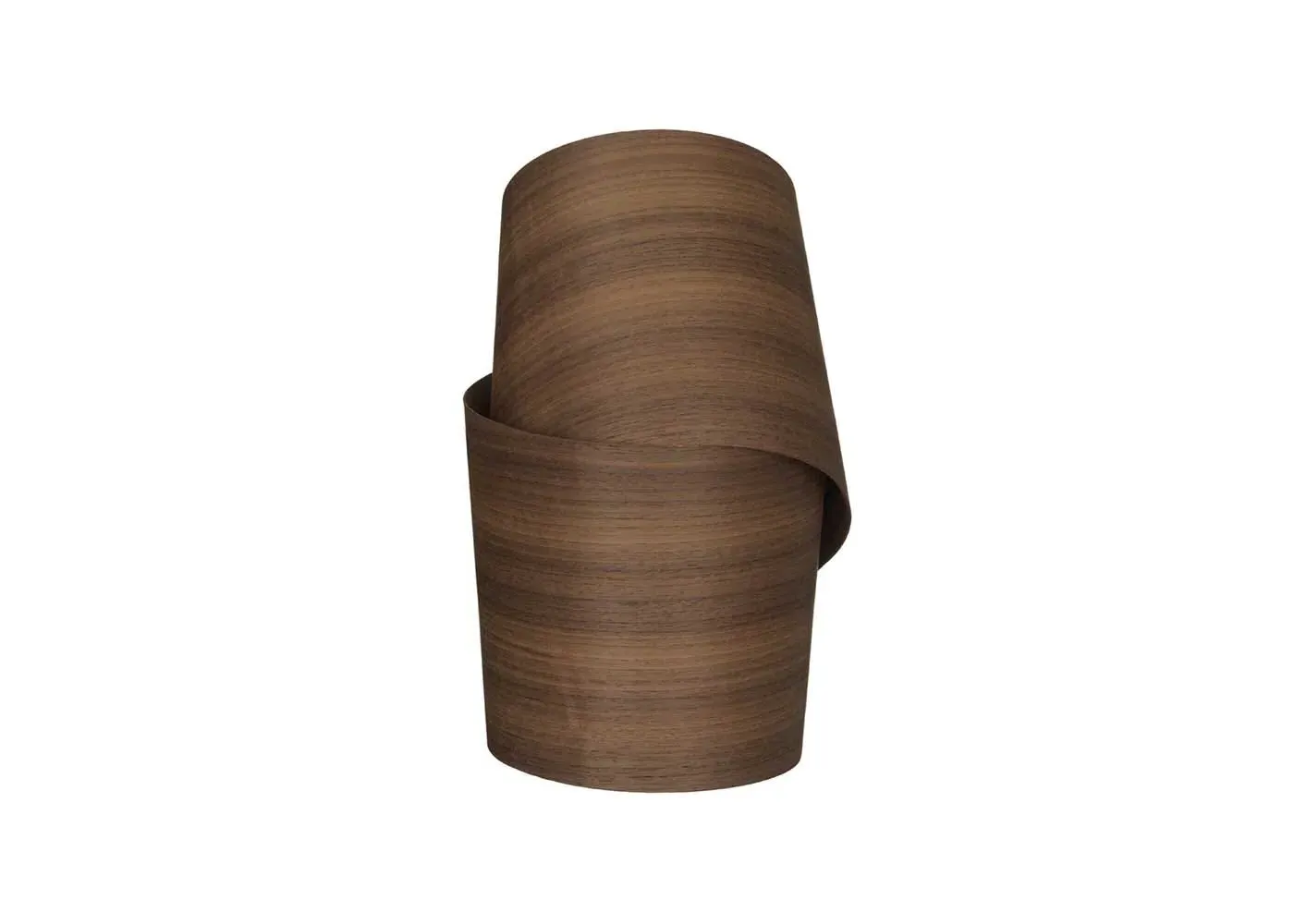 Wall Light with Brass Fixtures - Walnut