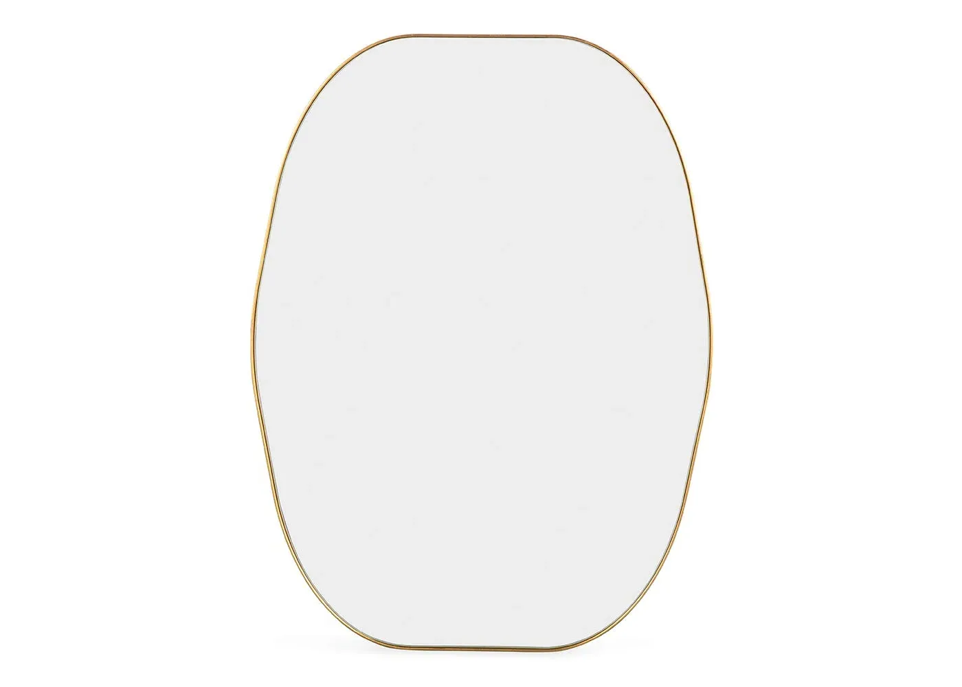 Wall Mirror with Fine Edge - Gold image