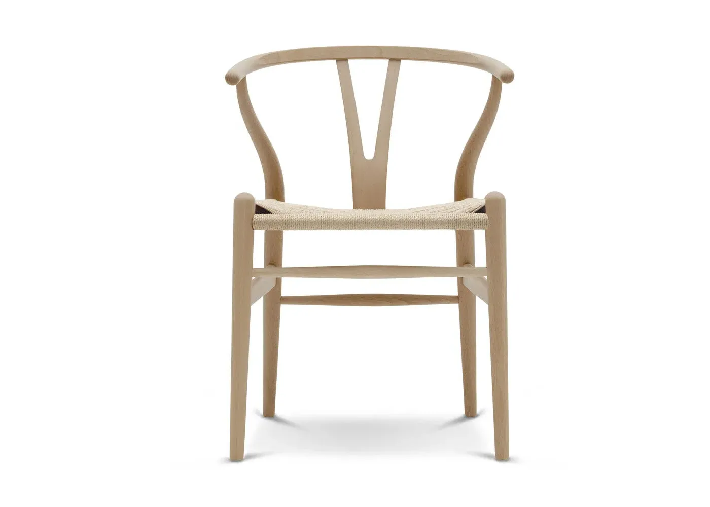 Wishbone Chair with Paper Cord Seat - Beech, Wood image