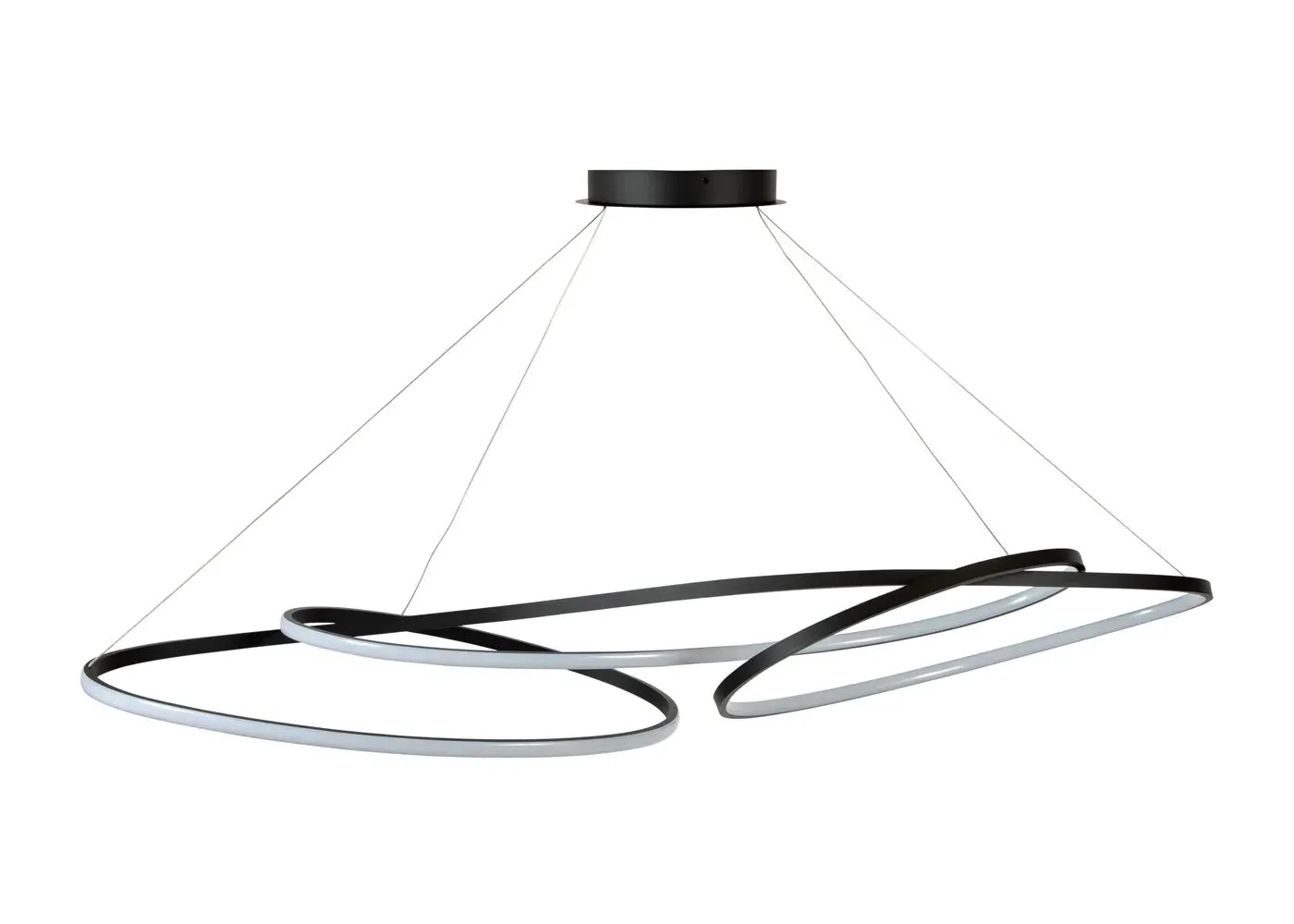 XL LED Ceiling Pendant - Black image