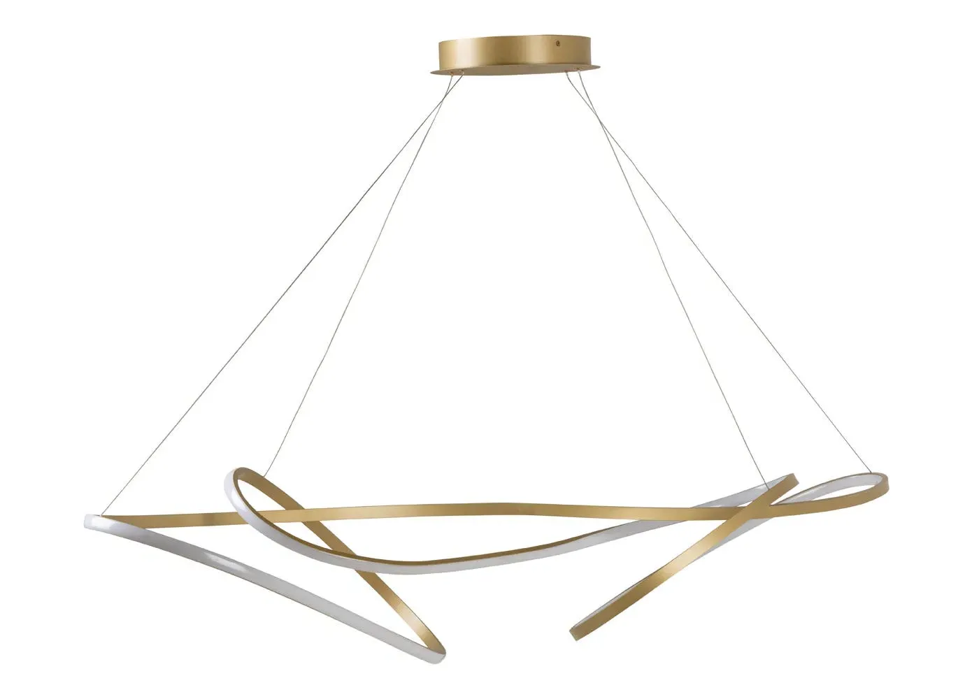 XL LED Ceiling Pendant - Satin Gold
