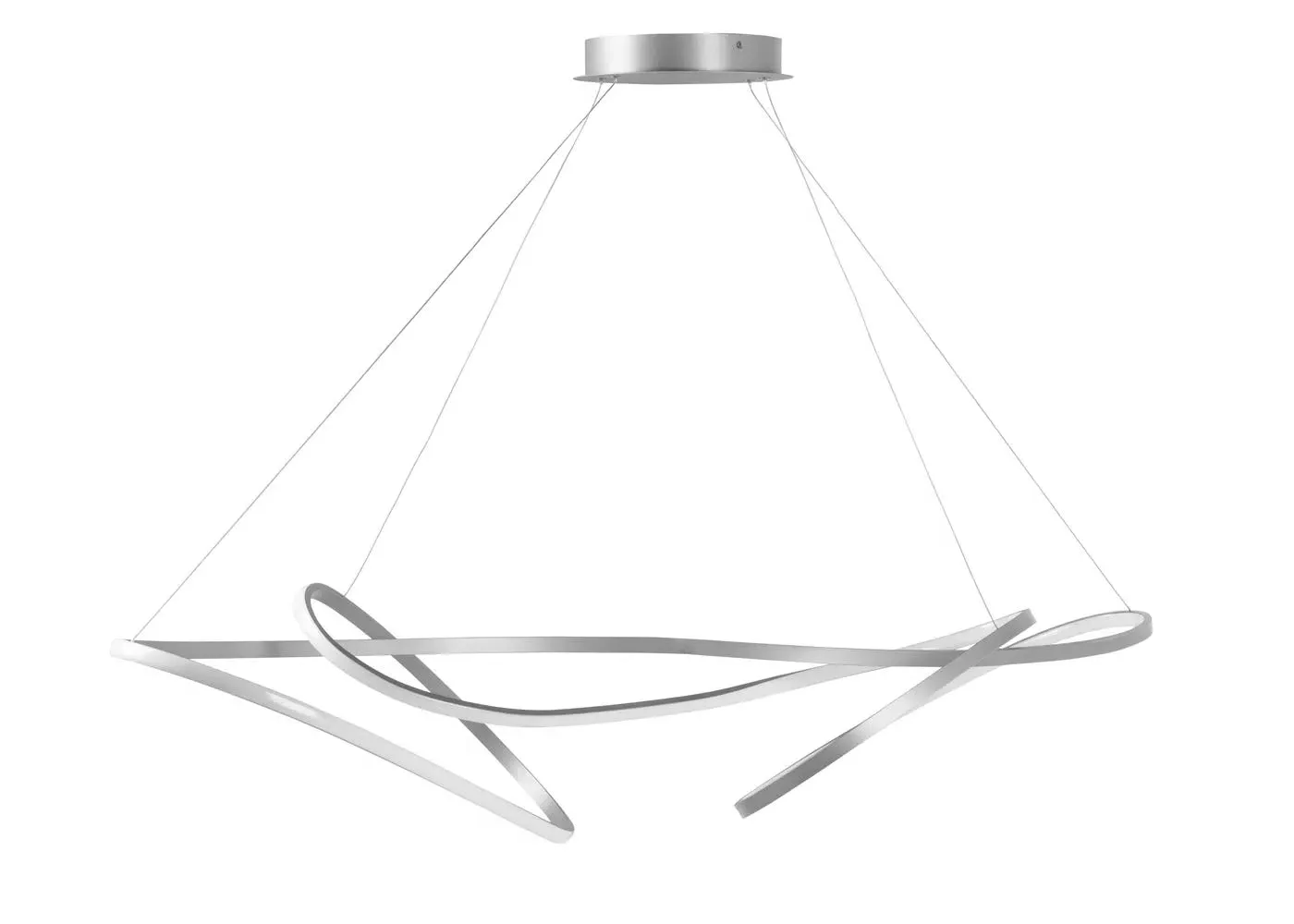 XL LED Ceiling Pendant - Silver image