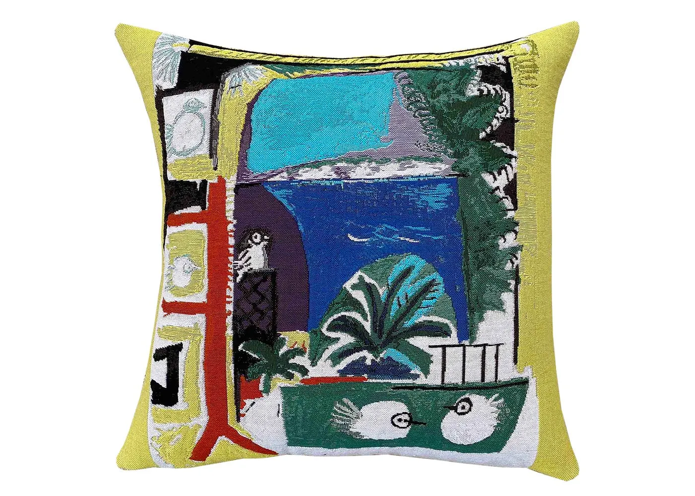 Square Cushion Art Print - Multi image