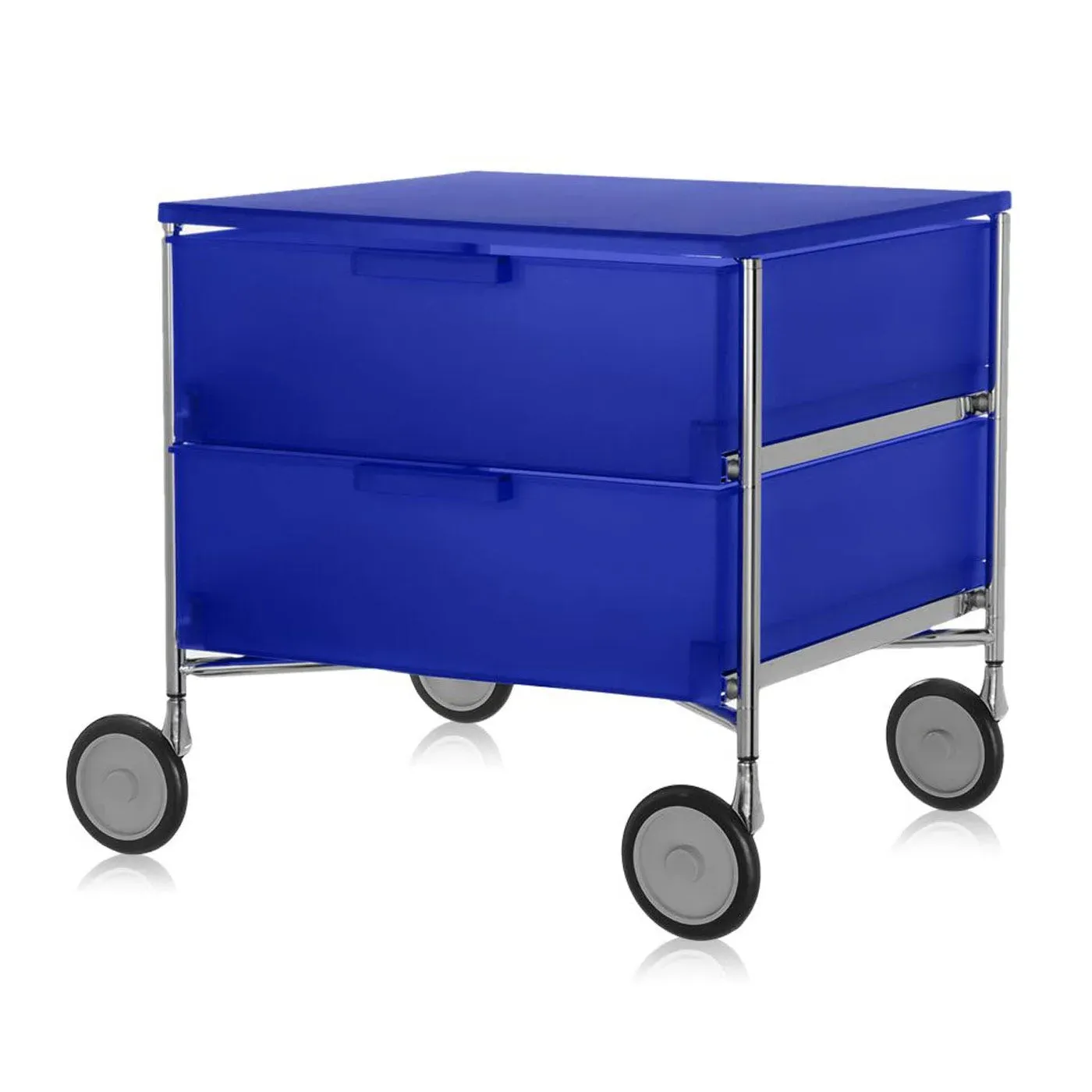 2-Drawer Mobile Storage Unit - Cobalt image