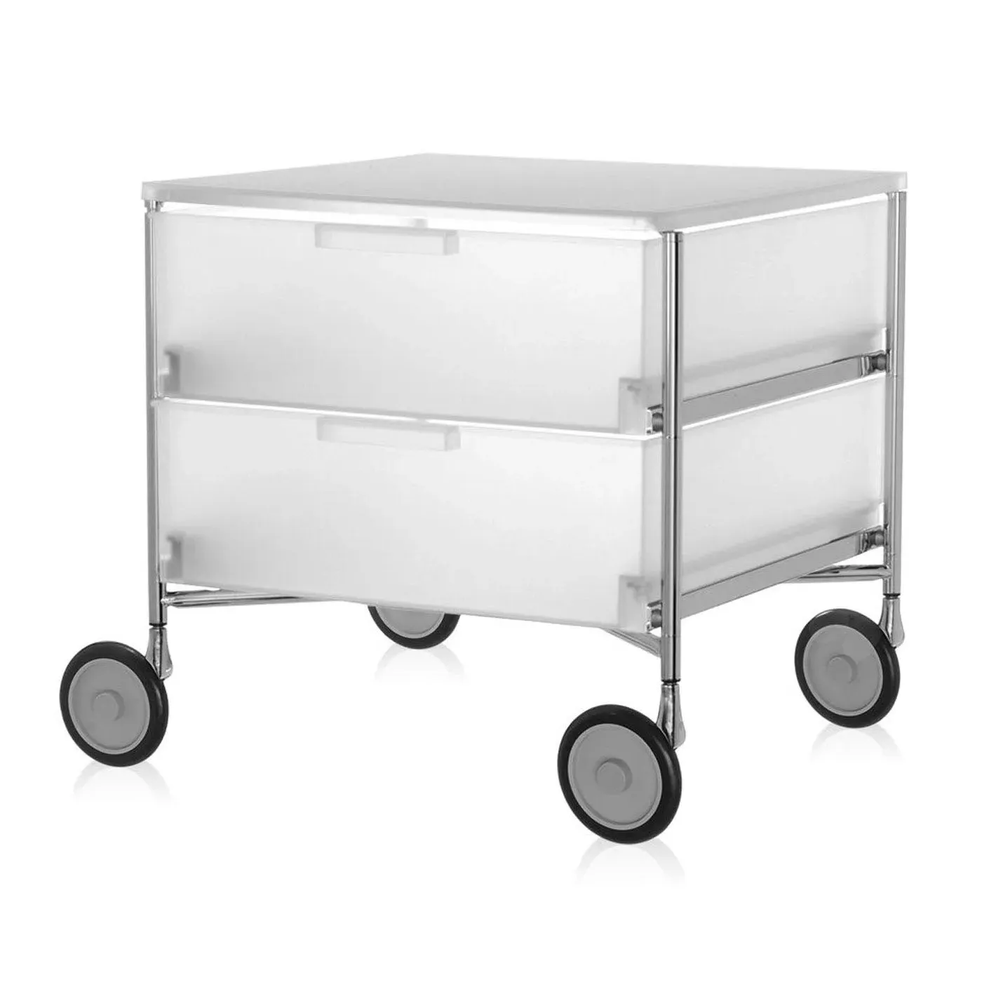 2-Drawer Mobile Storage Unit - Ice