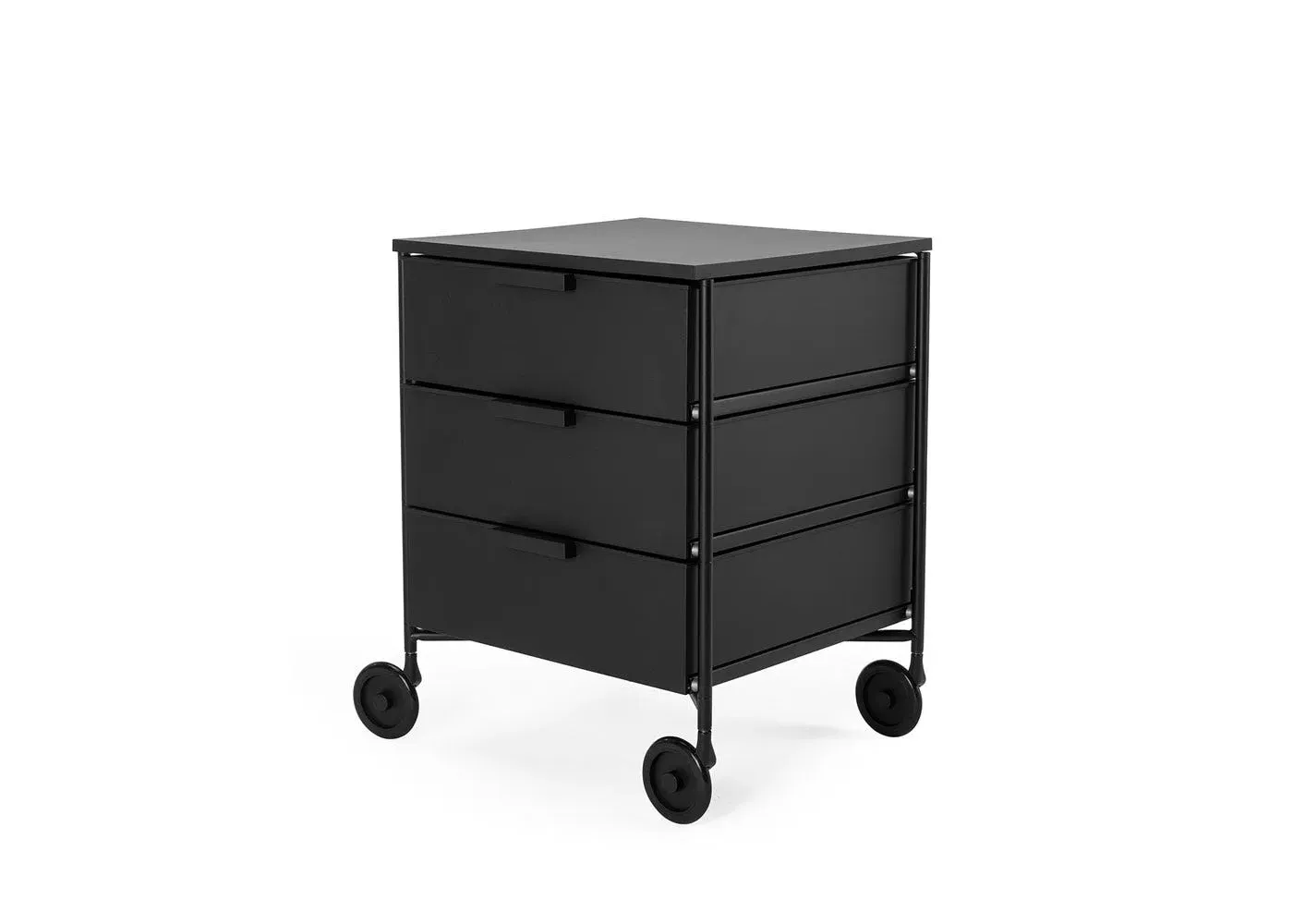 3-Drawer Storage System - Black, Matt image