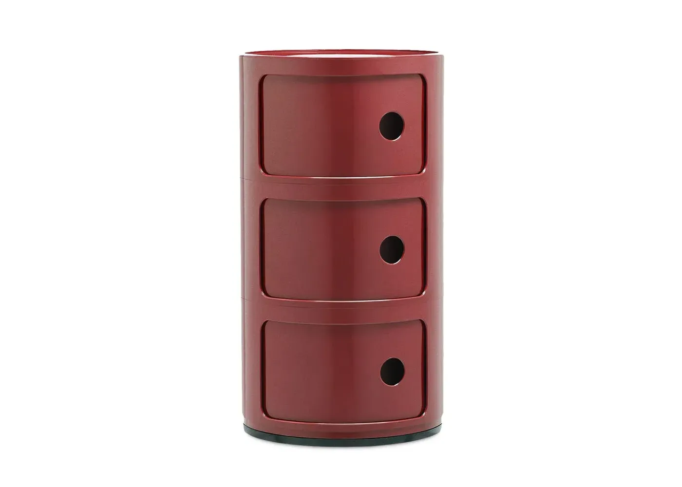 3-Element Modular Cabinet - Burgundy