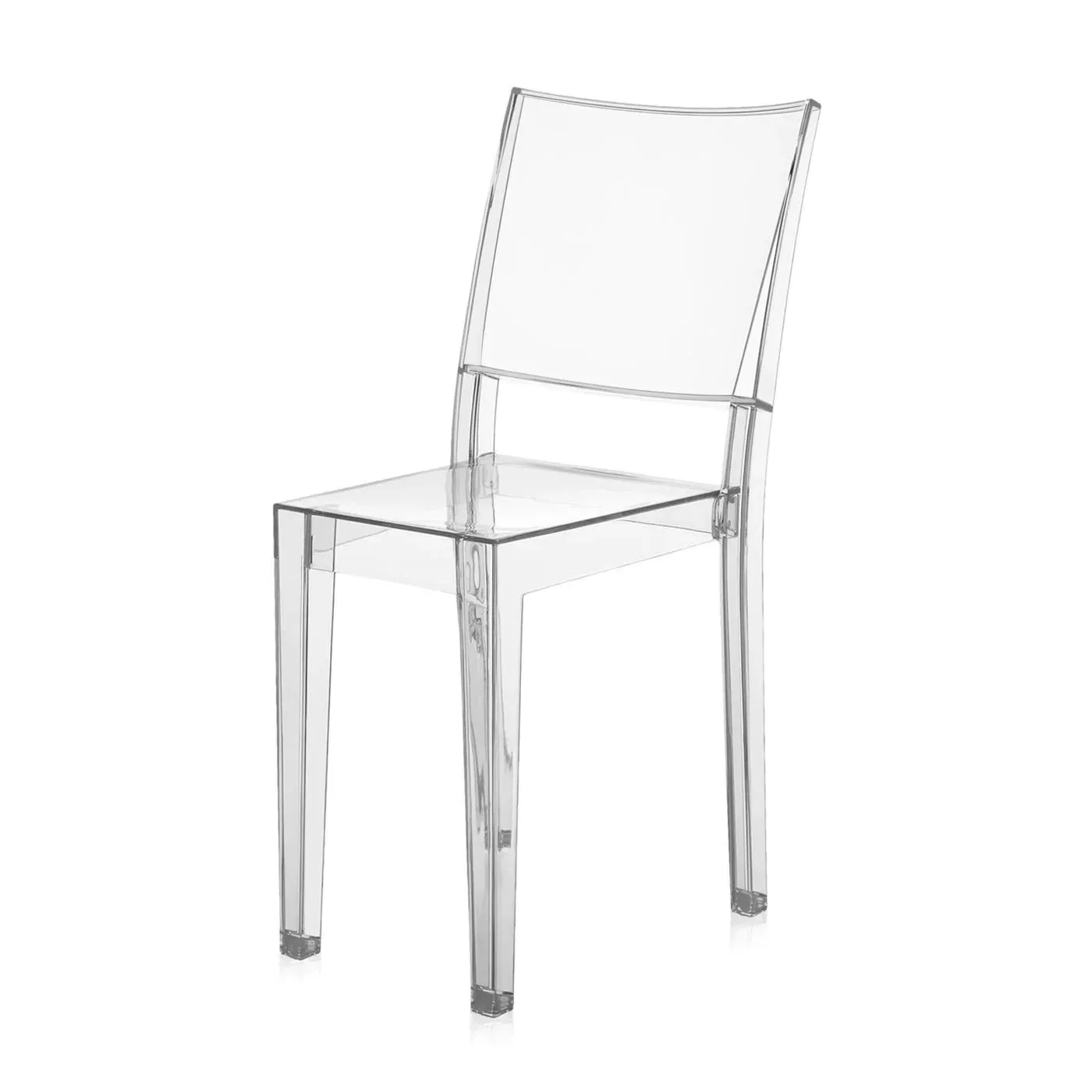 Dining Chair Stackable - Clear, Polycarbonate image