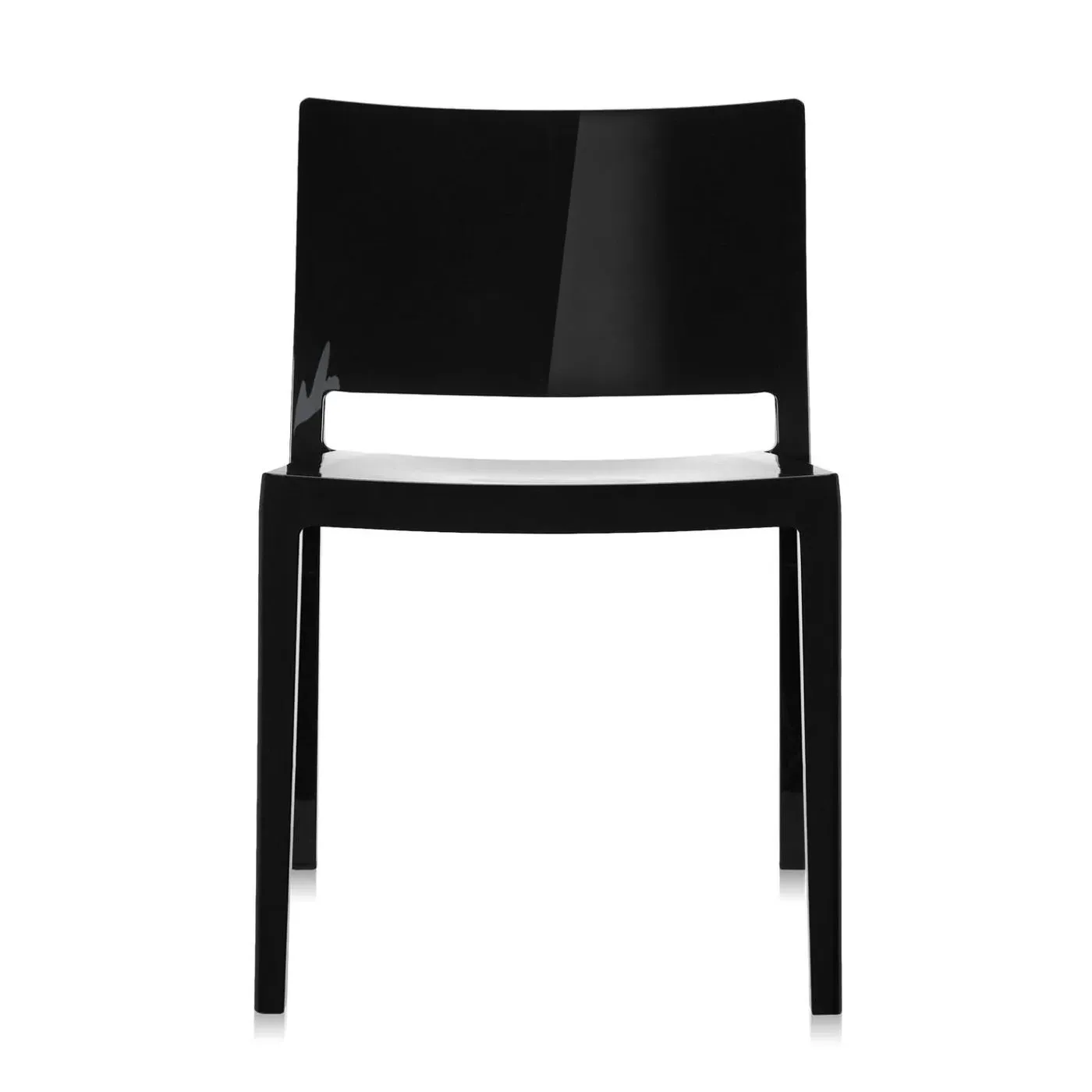 Dining Chair with Angled Legs - Black, Technopolymer image