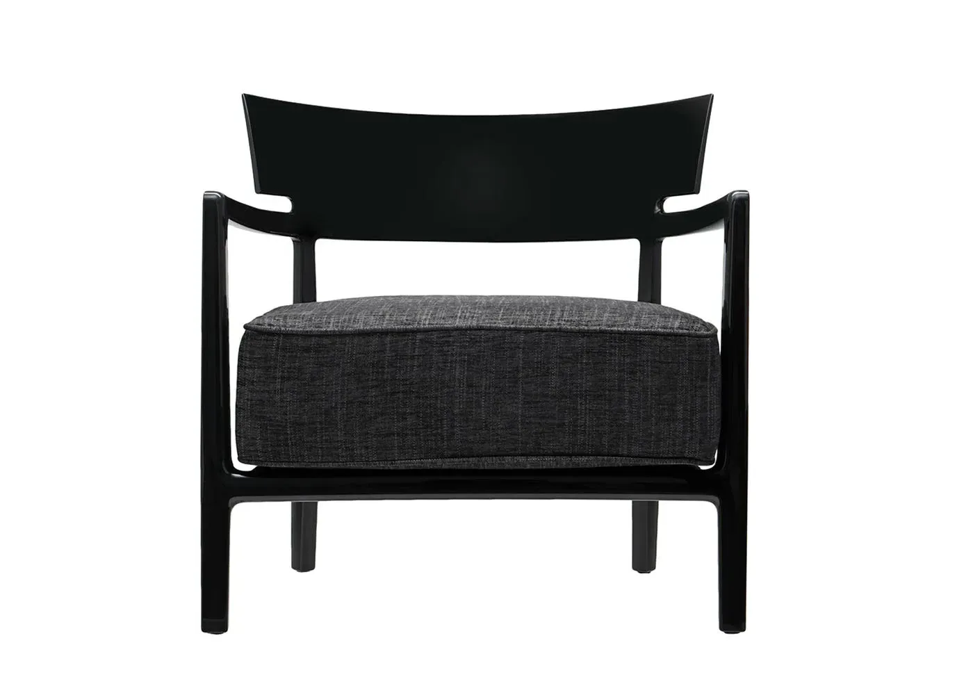 Dining Chair with Black Frame - Anthracite