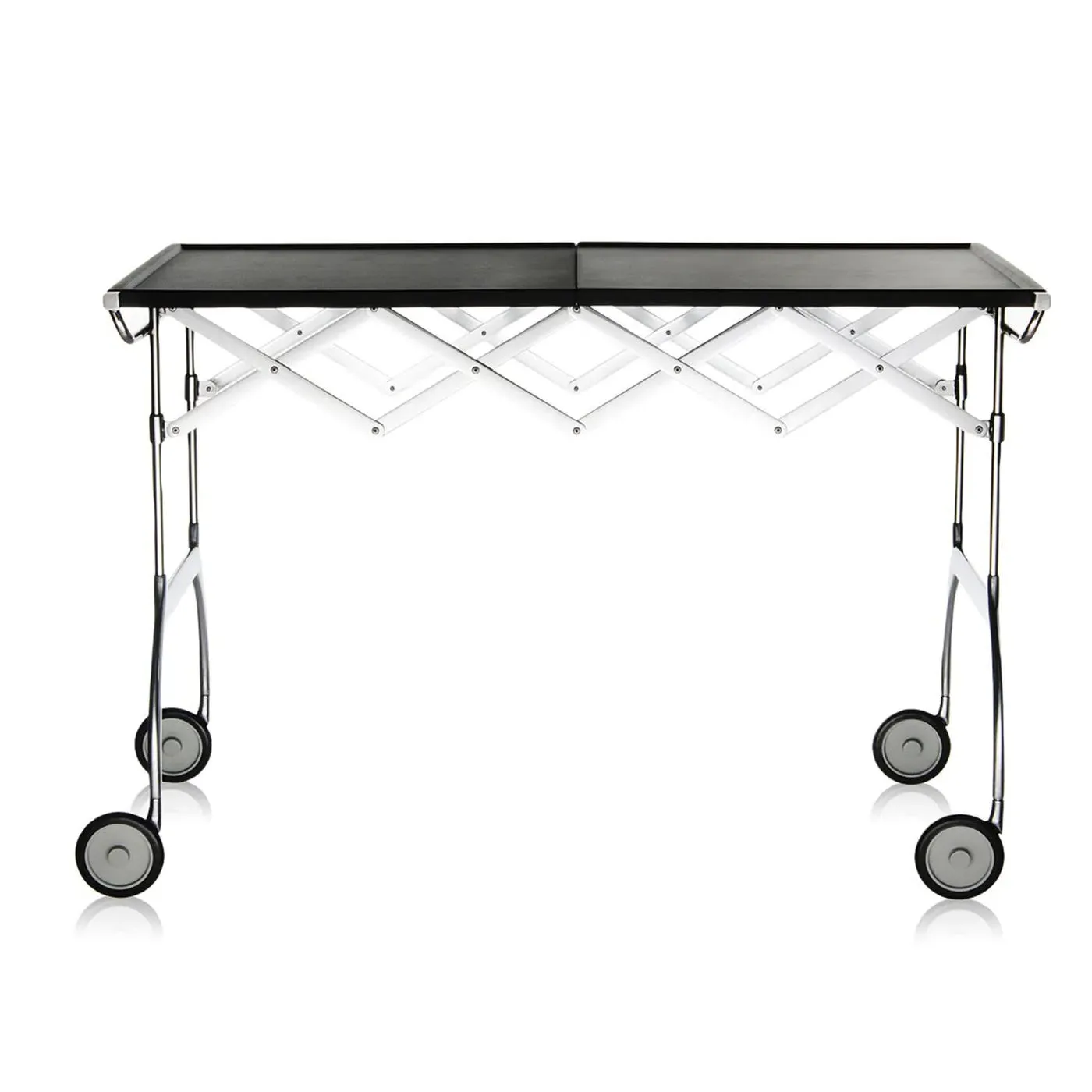 Folding Trolley with Extending Mechanism - Black