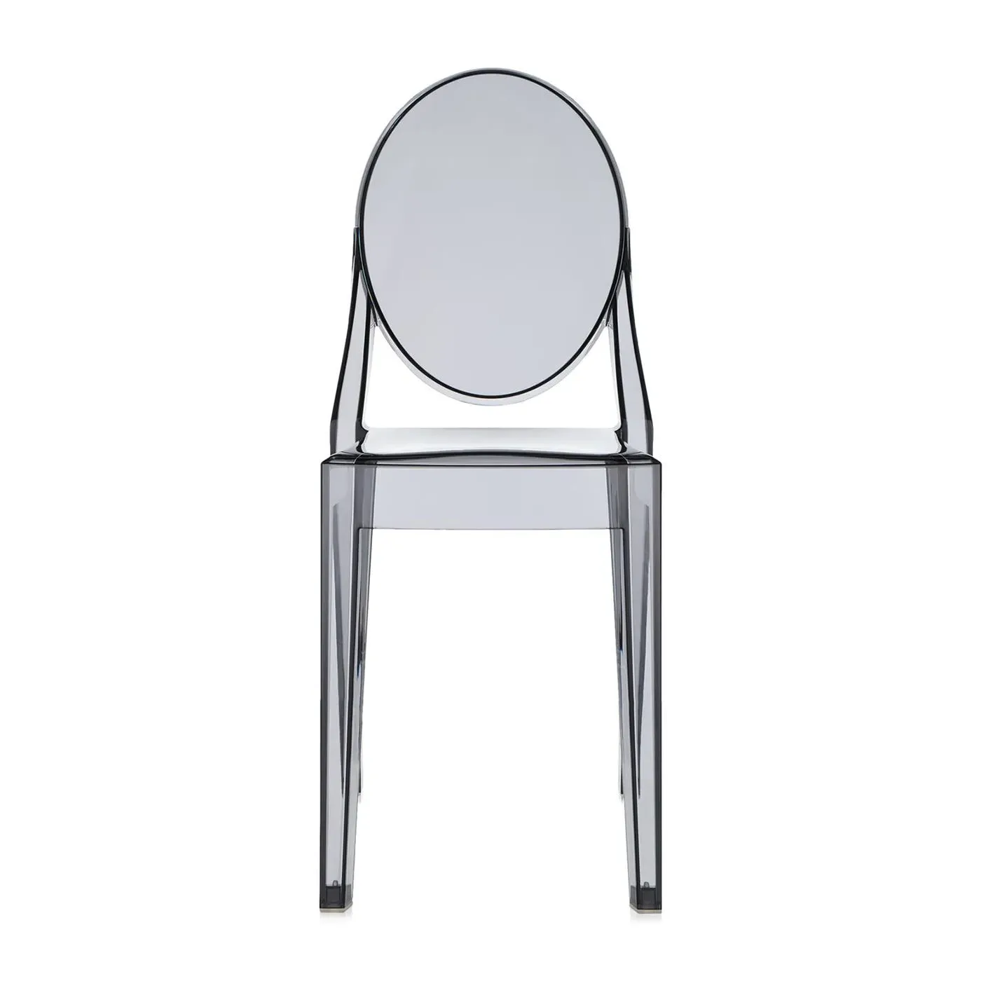 Ghost Chair Stackable - Grey, Polycarbonate