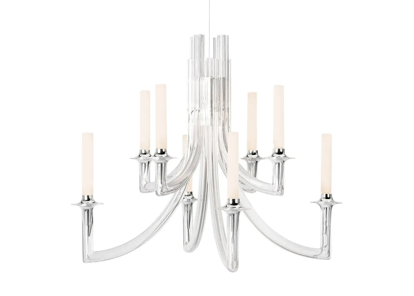 Khan Chandelier Pendant Light - Crystal