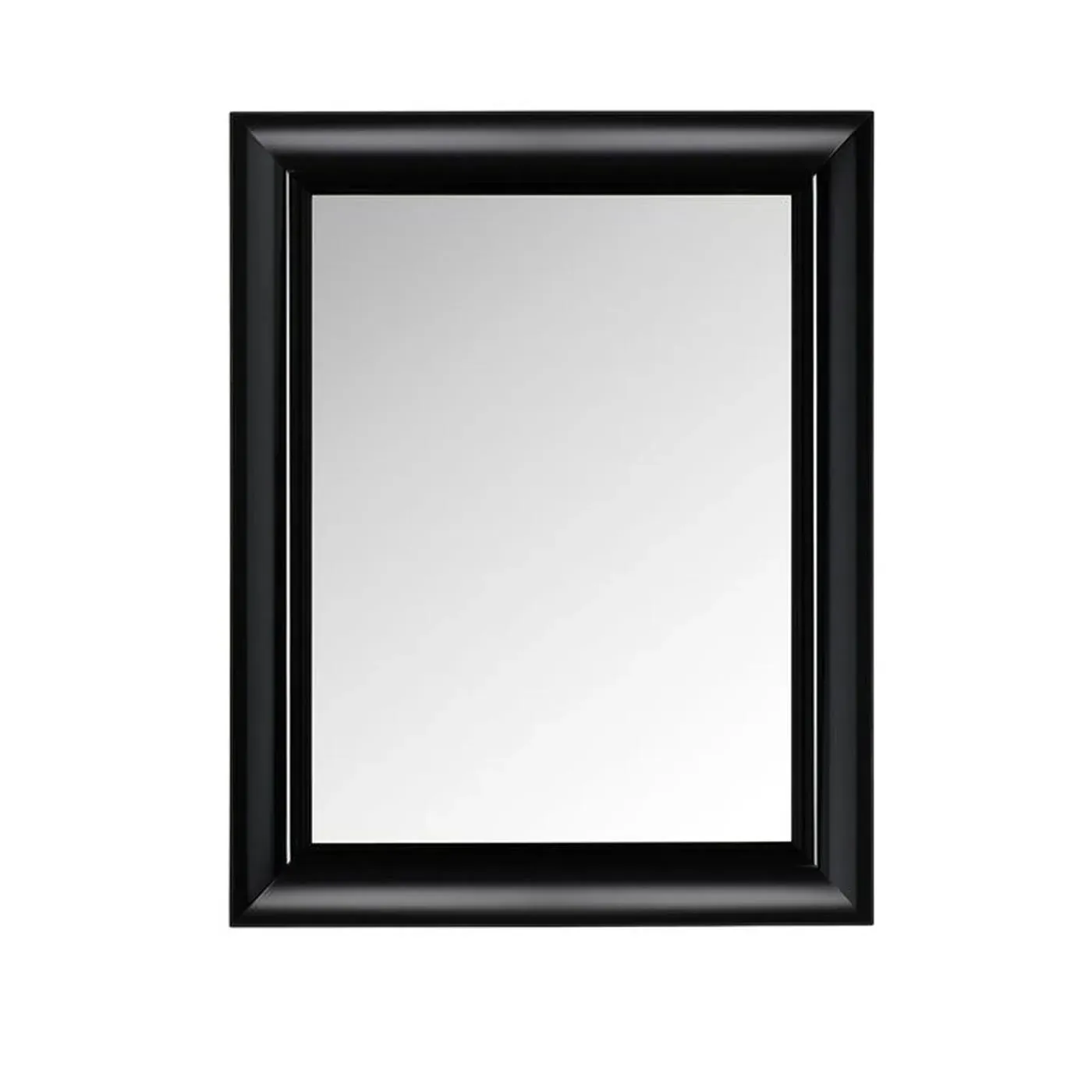 Large Rectangular Mirror - Black, Polycarbonate