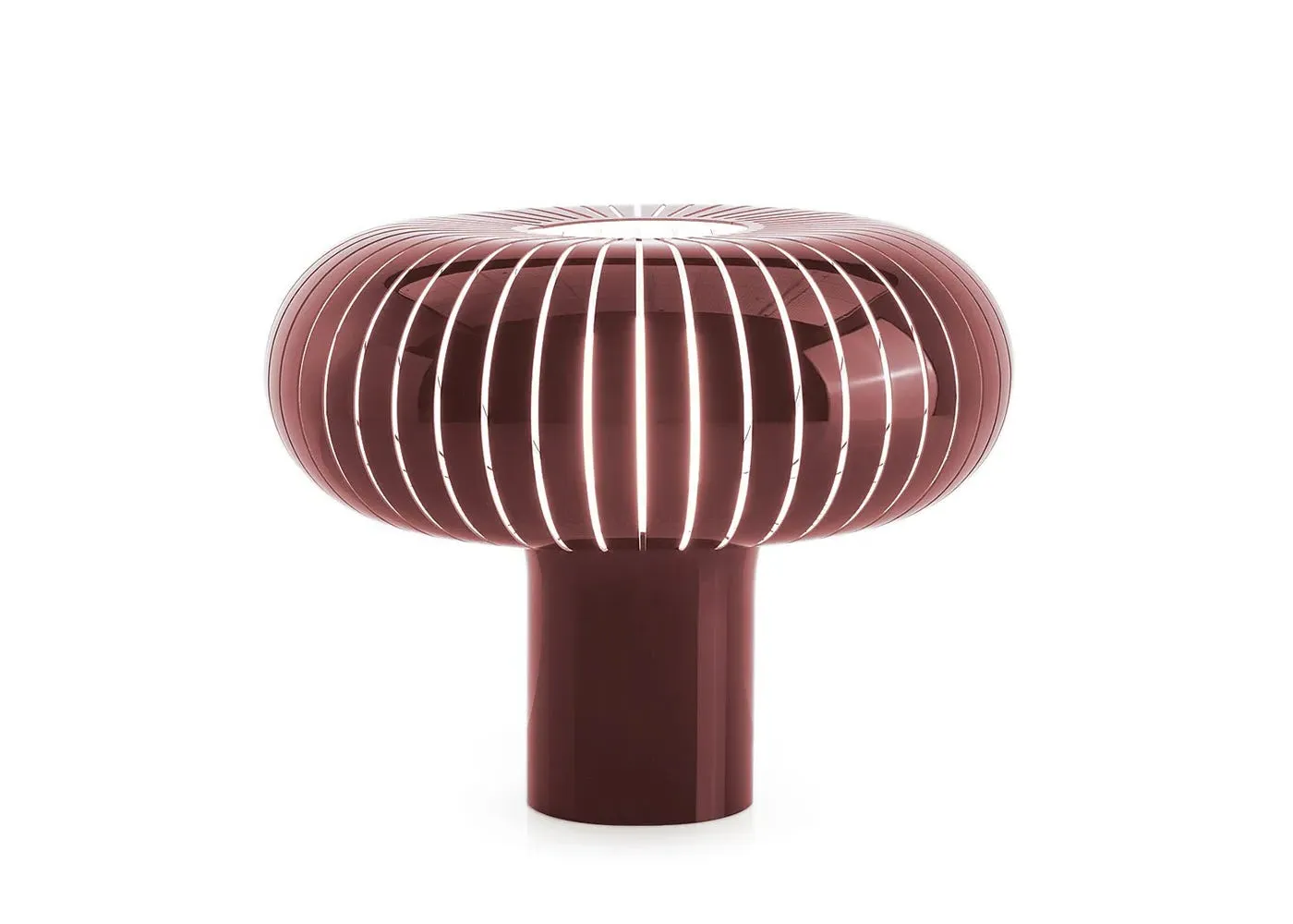 Large Table Lamp - Burgundy