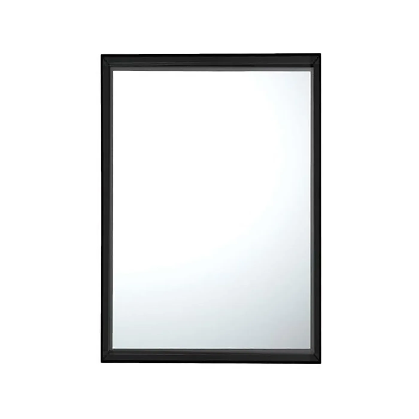 Medium Wall Mirror with Frame - Black, Polycarbonate