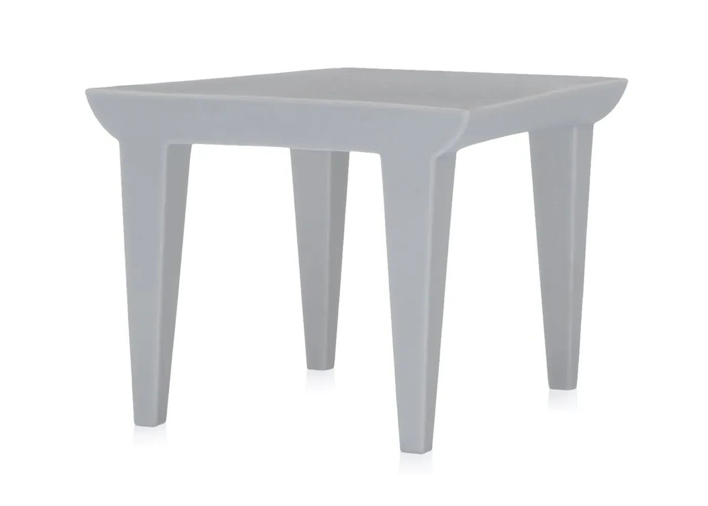 Outdoor Side Table - Light Grey, Plastic