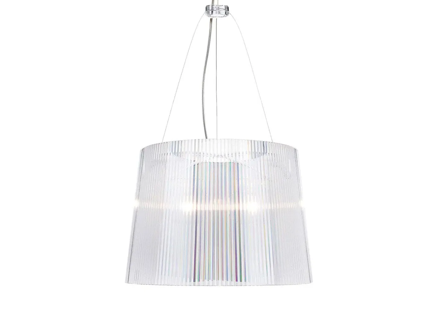 Pendant Light with Dual Bulb - Crystal