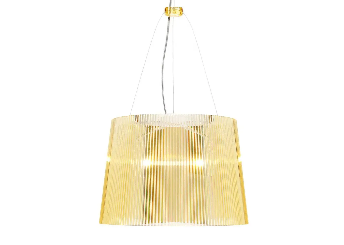 Pendant Light with Dual Bulb - Yellow