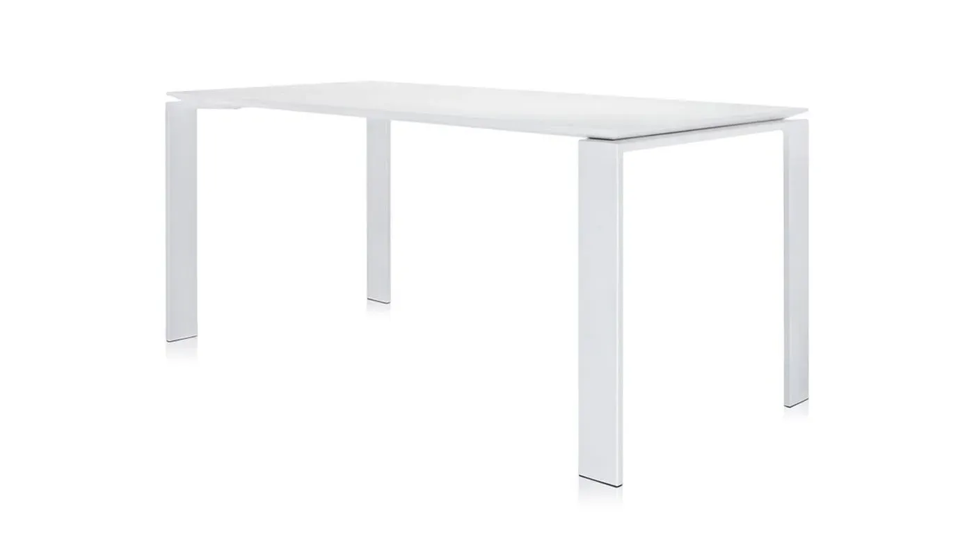 Rectangular Dining Table - White, Laminate image