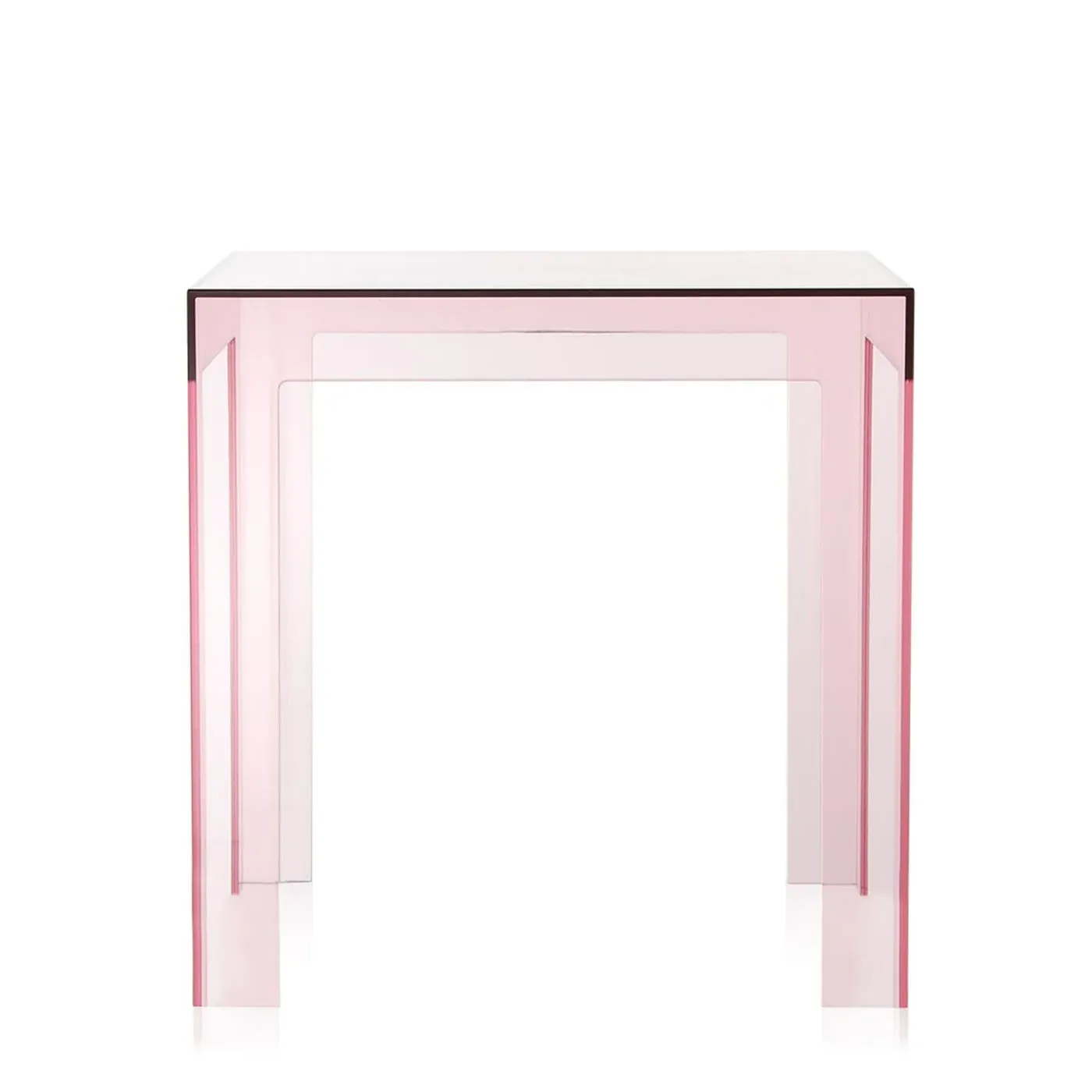 Side Table with Seamless Finish - Blue, Polycarbonate
