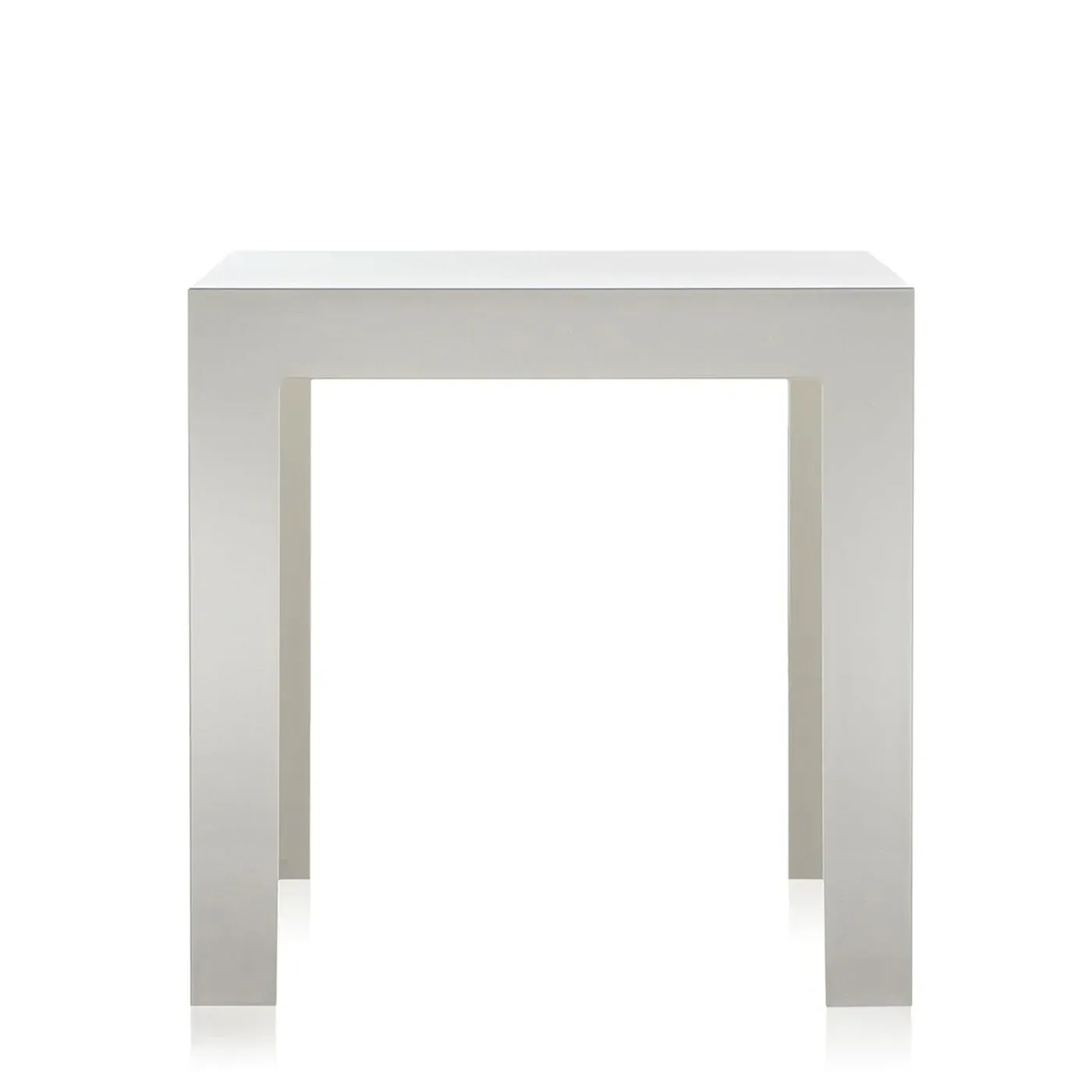 Side Table with Seamless Finish - White, Polycarbonate