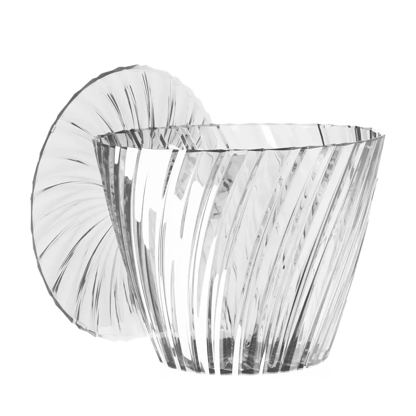 Side Table with Storage - Clear, Polycarbonate image