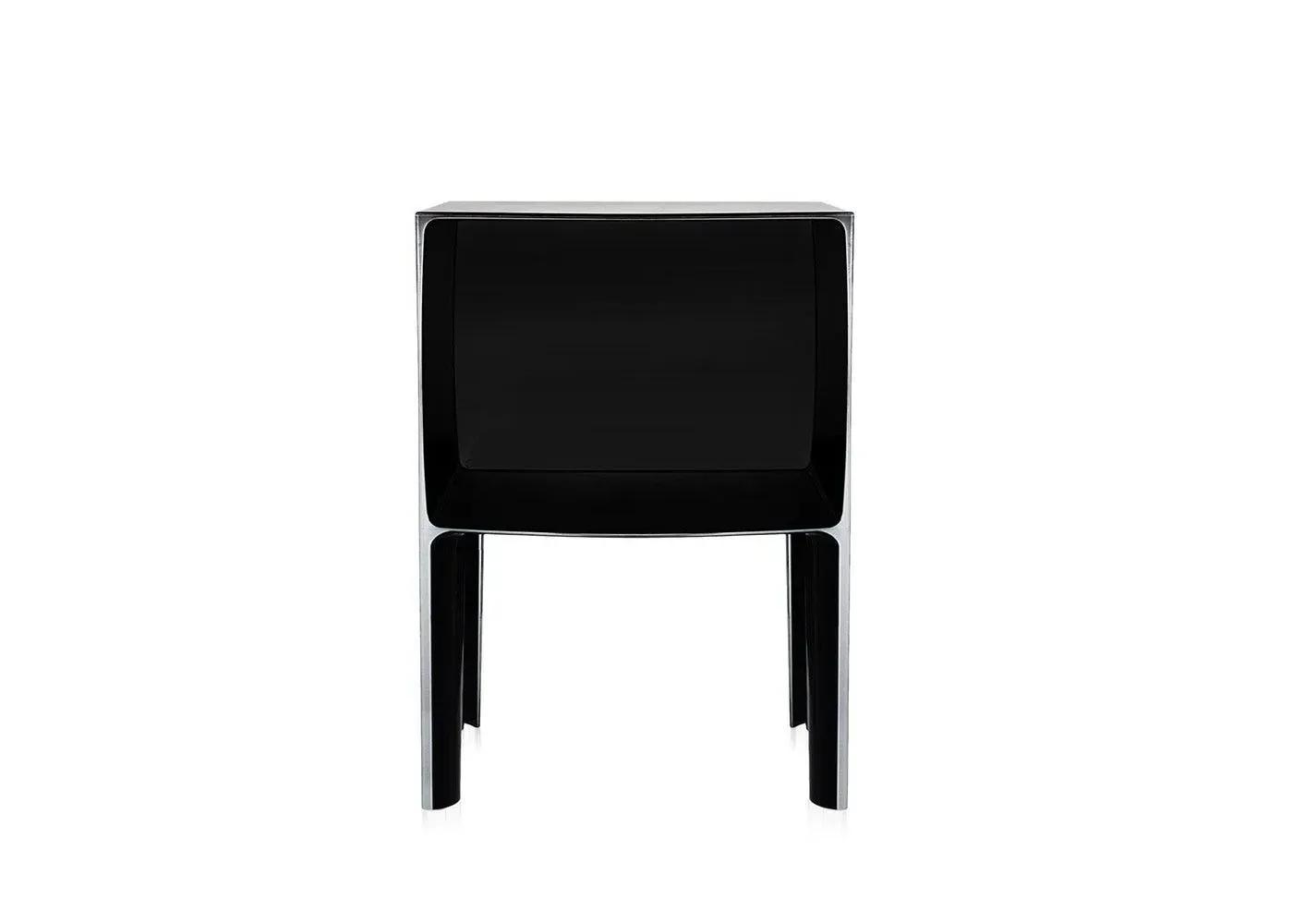 Small Side Table with Storage - Black, Polycarbonate image