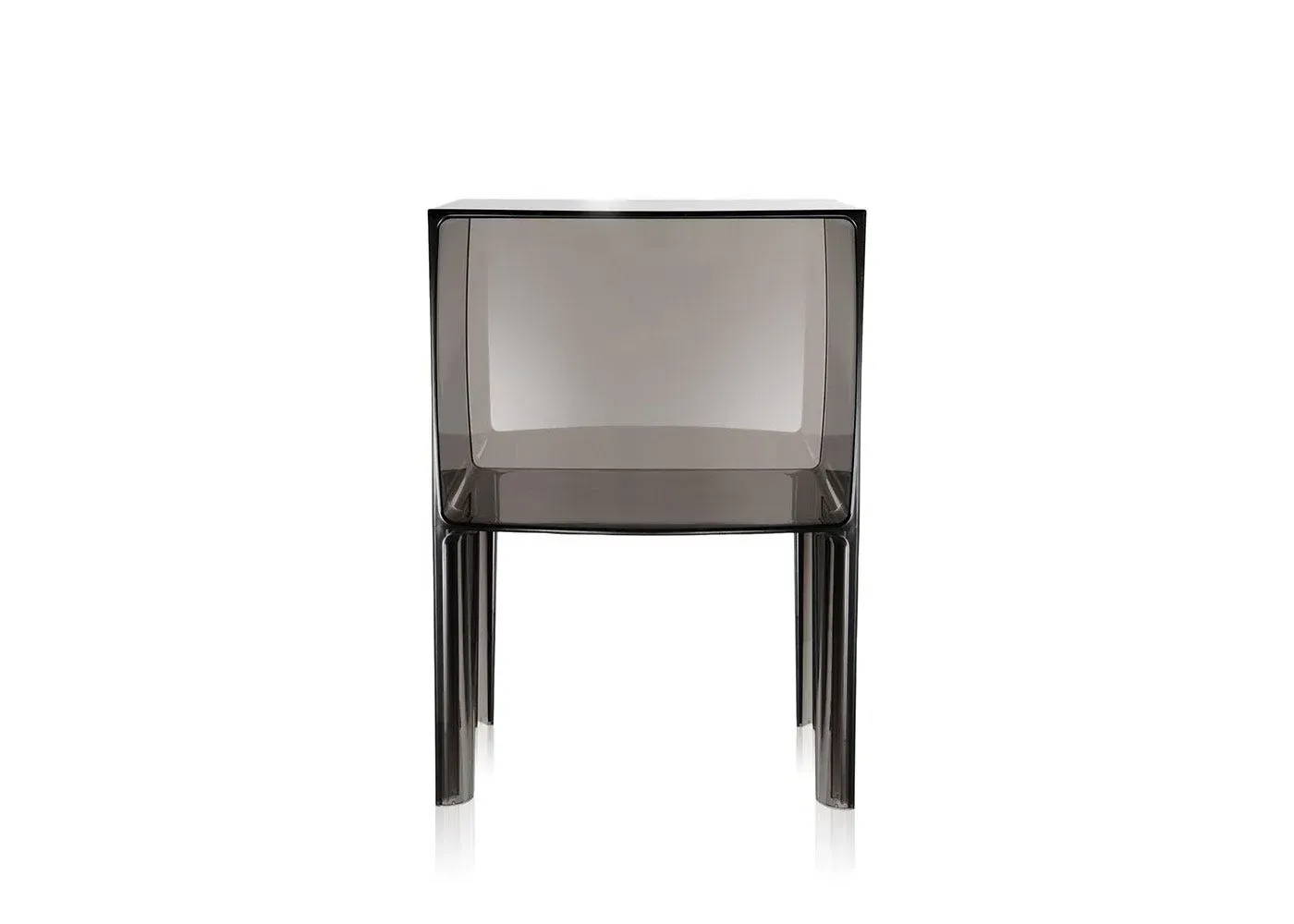 Small Side Table with Storage - Fume, Polycarbonate