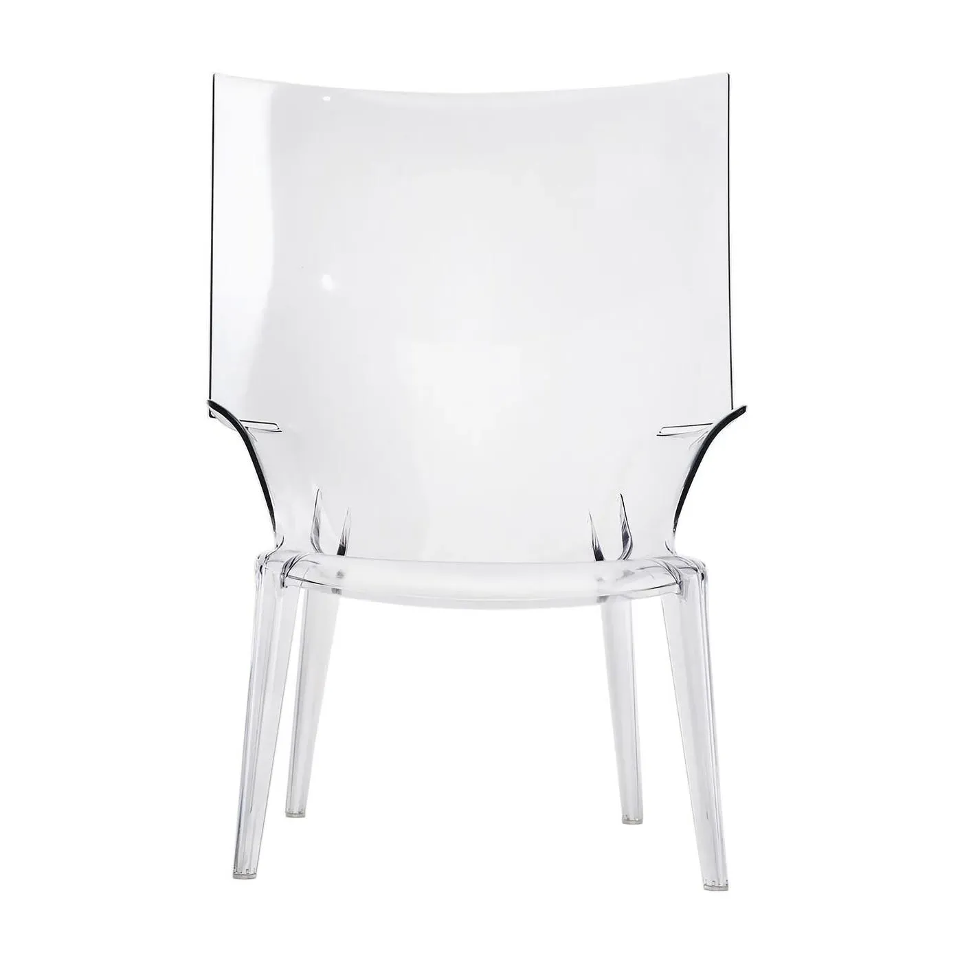 Wing-Back Armchair - Clear, Polycarbonate image